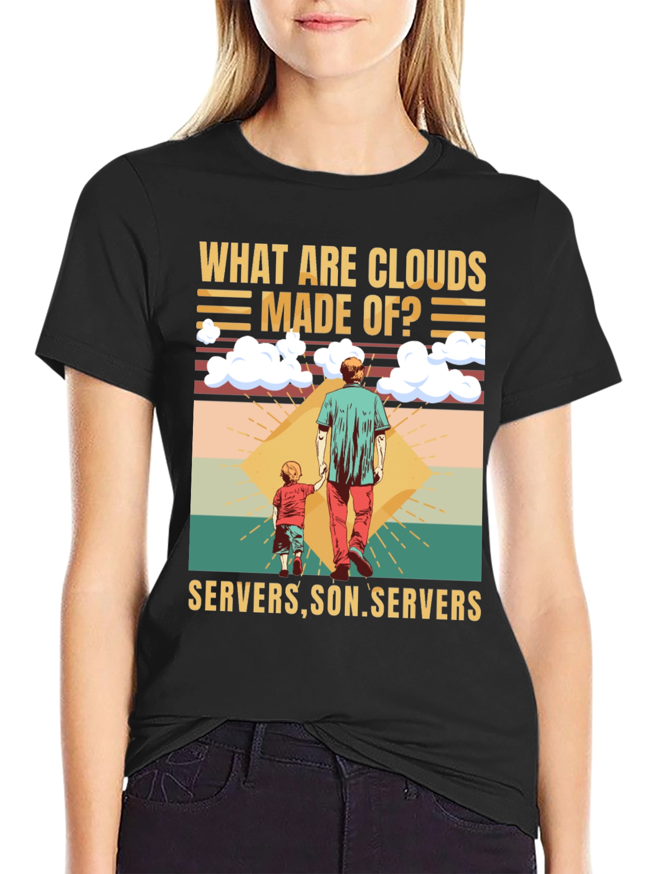 Clouds Made Of Servers T-Shirt