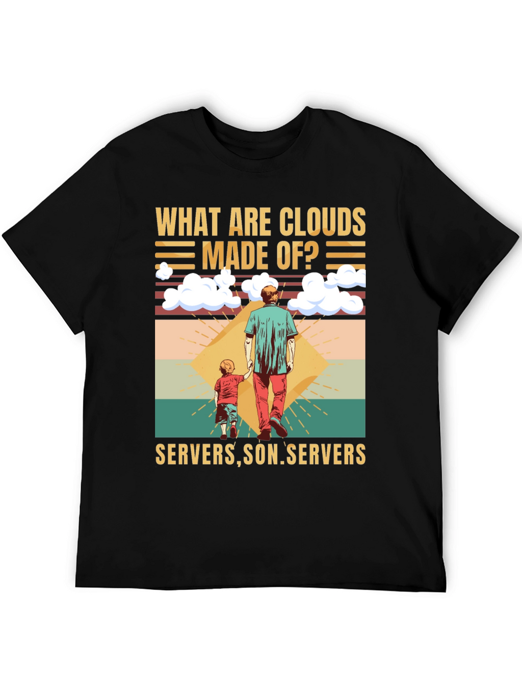 Clouds Made Of Servers T-Shirt
