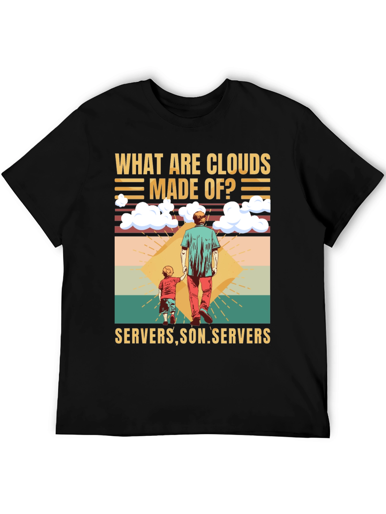 Clouds Made Of Servers T-Shirt