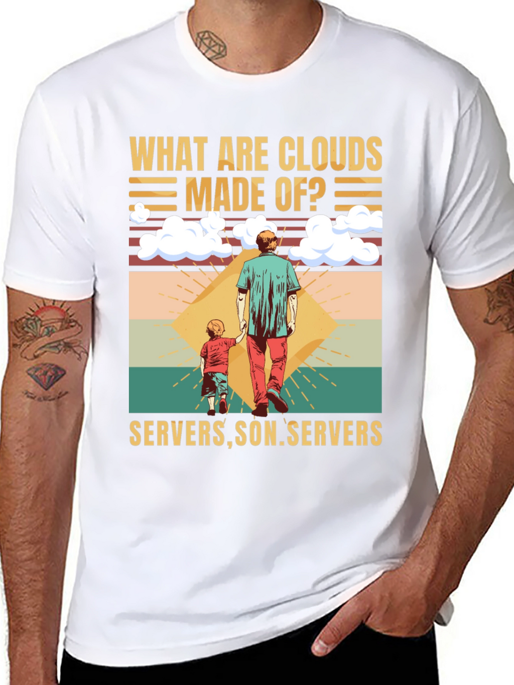 Clouds Made Of Servers T-Shirt