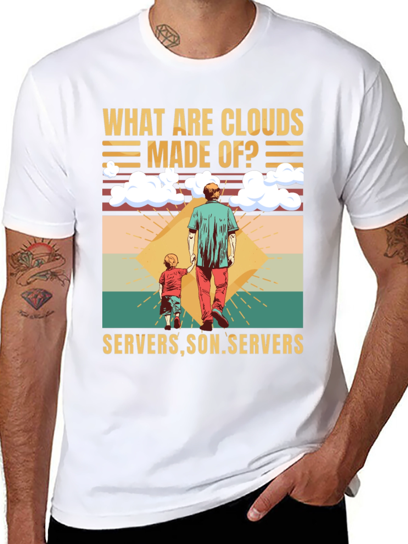 Clouds Made Of Servers T-Shirt