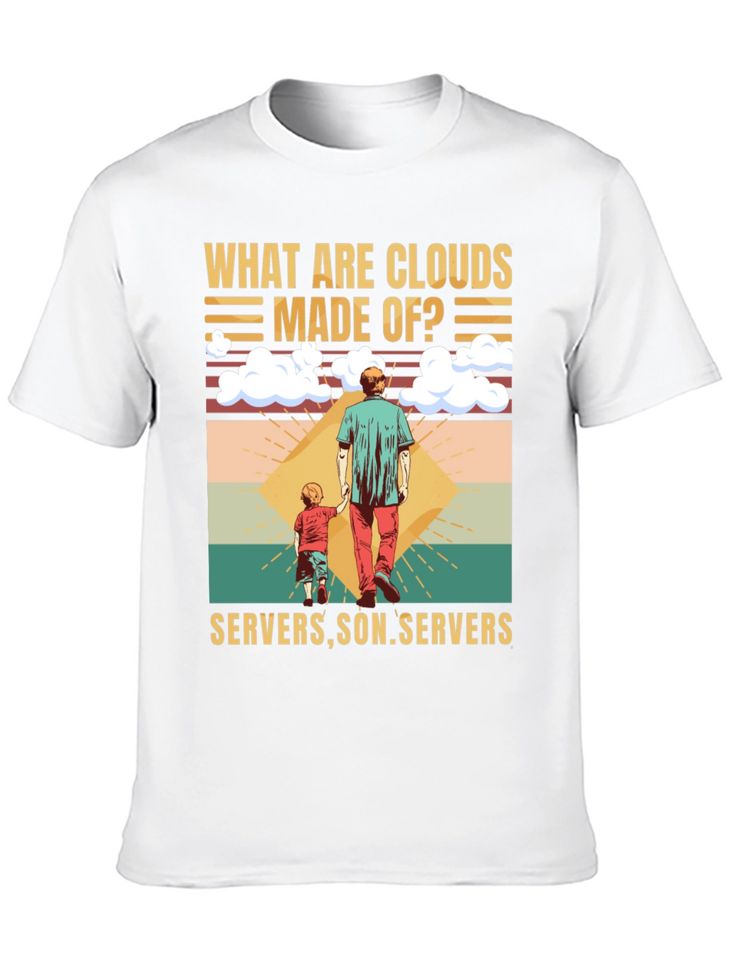 Clouds Made Of Servers T-Shirt