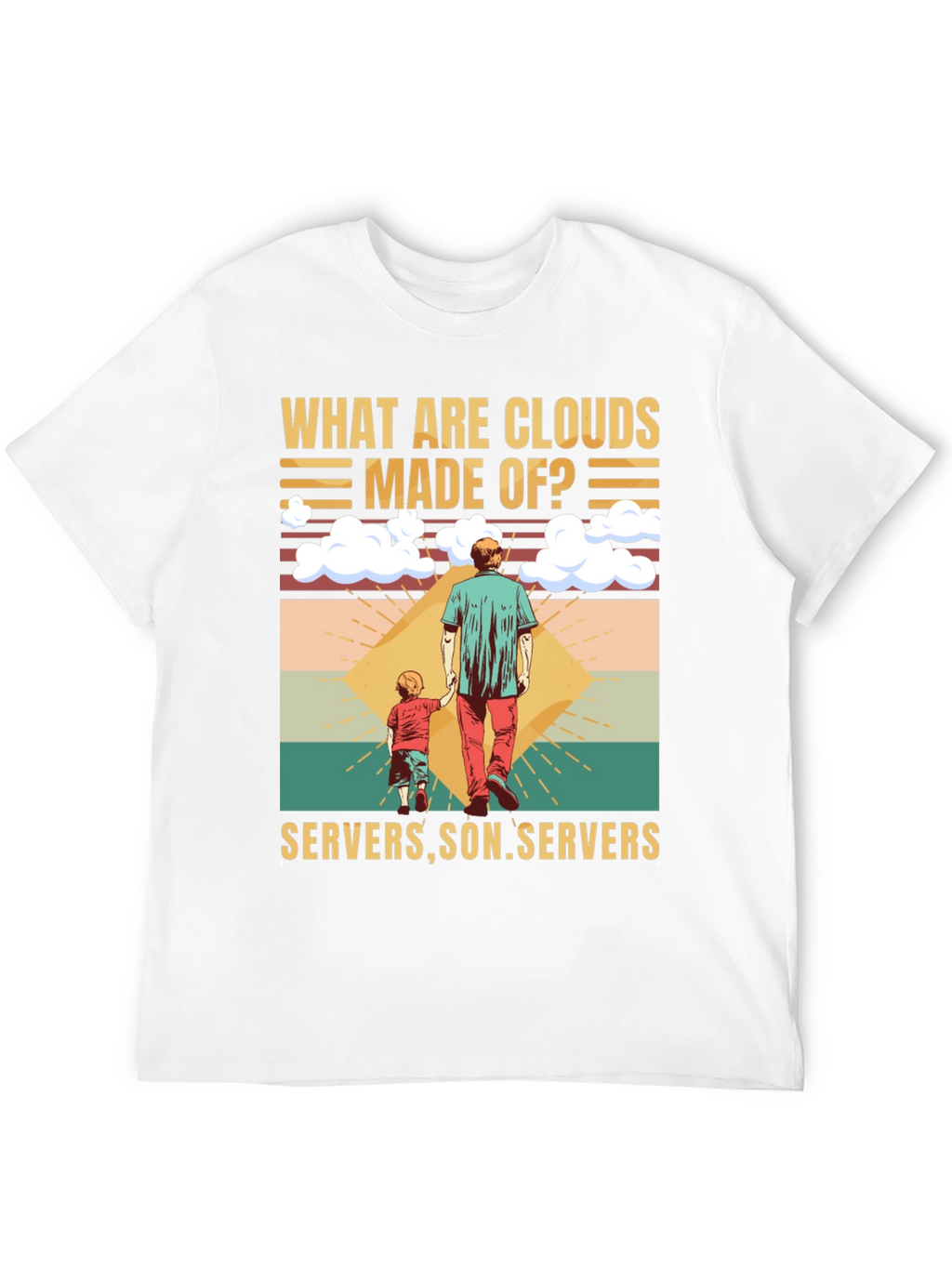 Clouds Made Of Servers T-Shirt