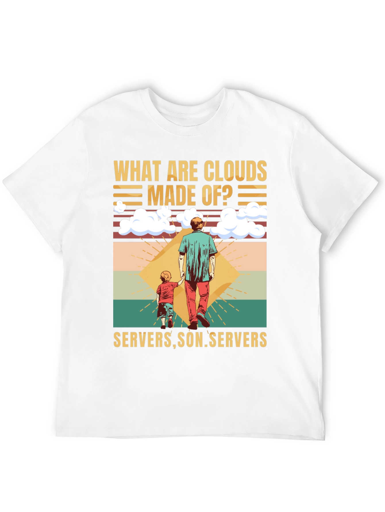 Clouds Made Of Servers T-Shirt