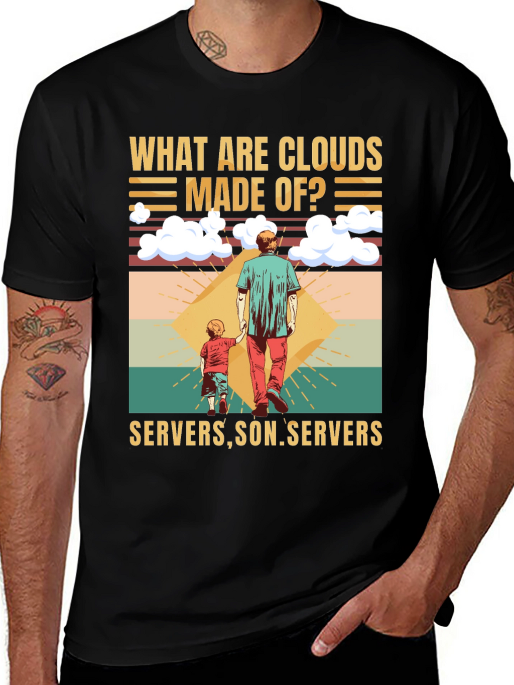 Clouds Made Of Servers T-Shirt