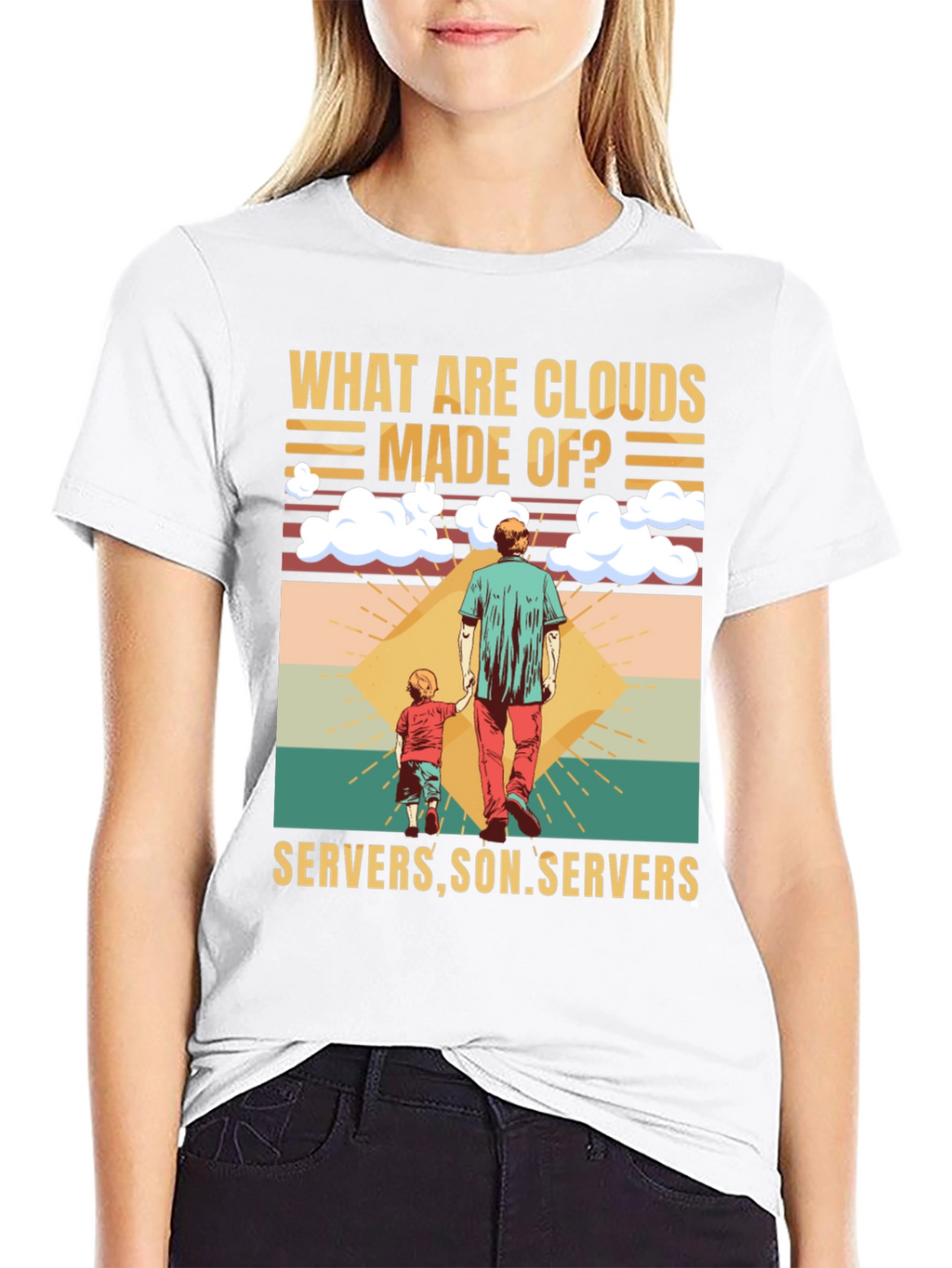 Clouds Made Of Servers T-Shirt