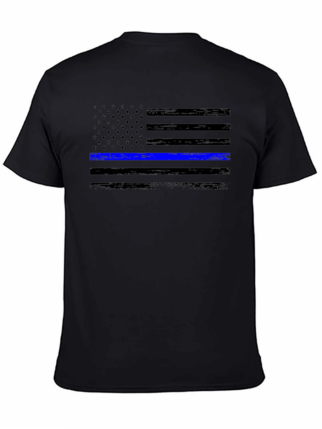 Thin Blue Line Flag Graphic Tee