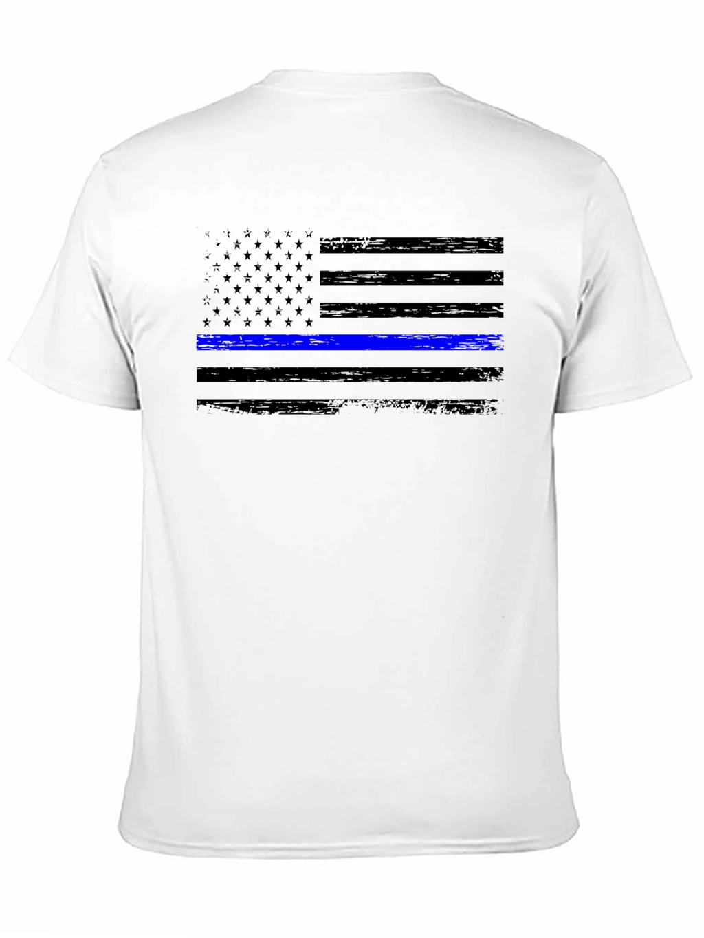 Thin Blue Line Flag Graphic Tee