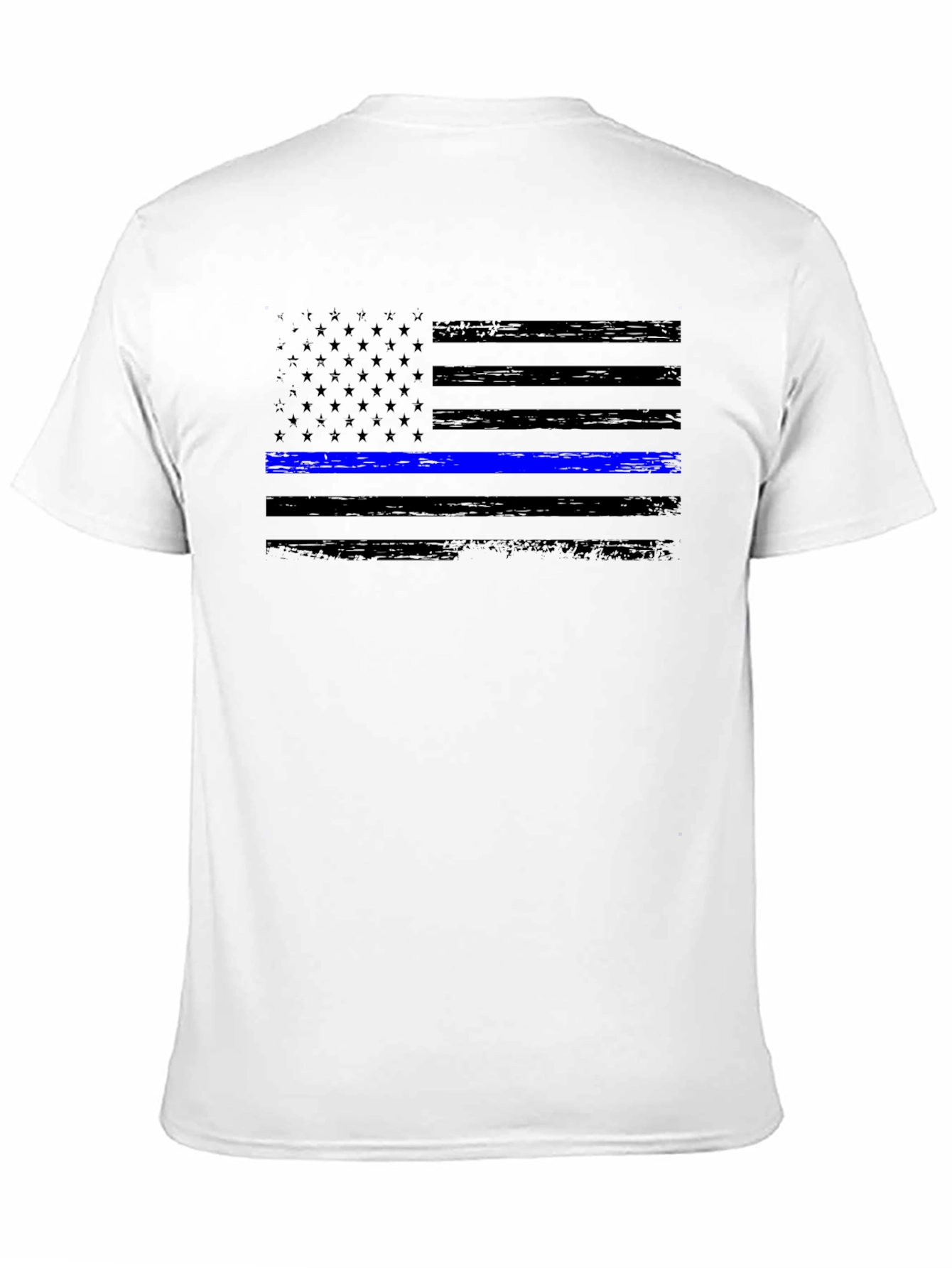 Thin Blue Line Flag Graphic Tee