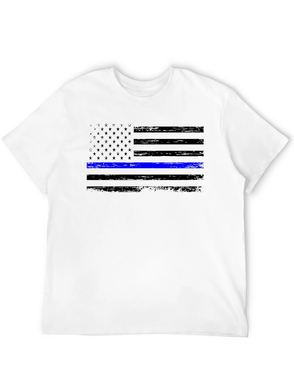 Thin Blue Line Flag Graphic Tee