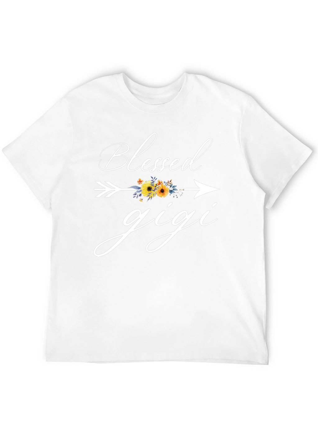 Blessed Gigi Floral Arrow Graphic Tee