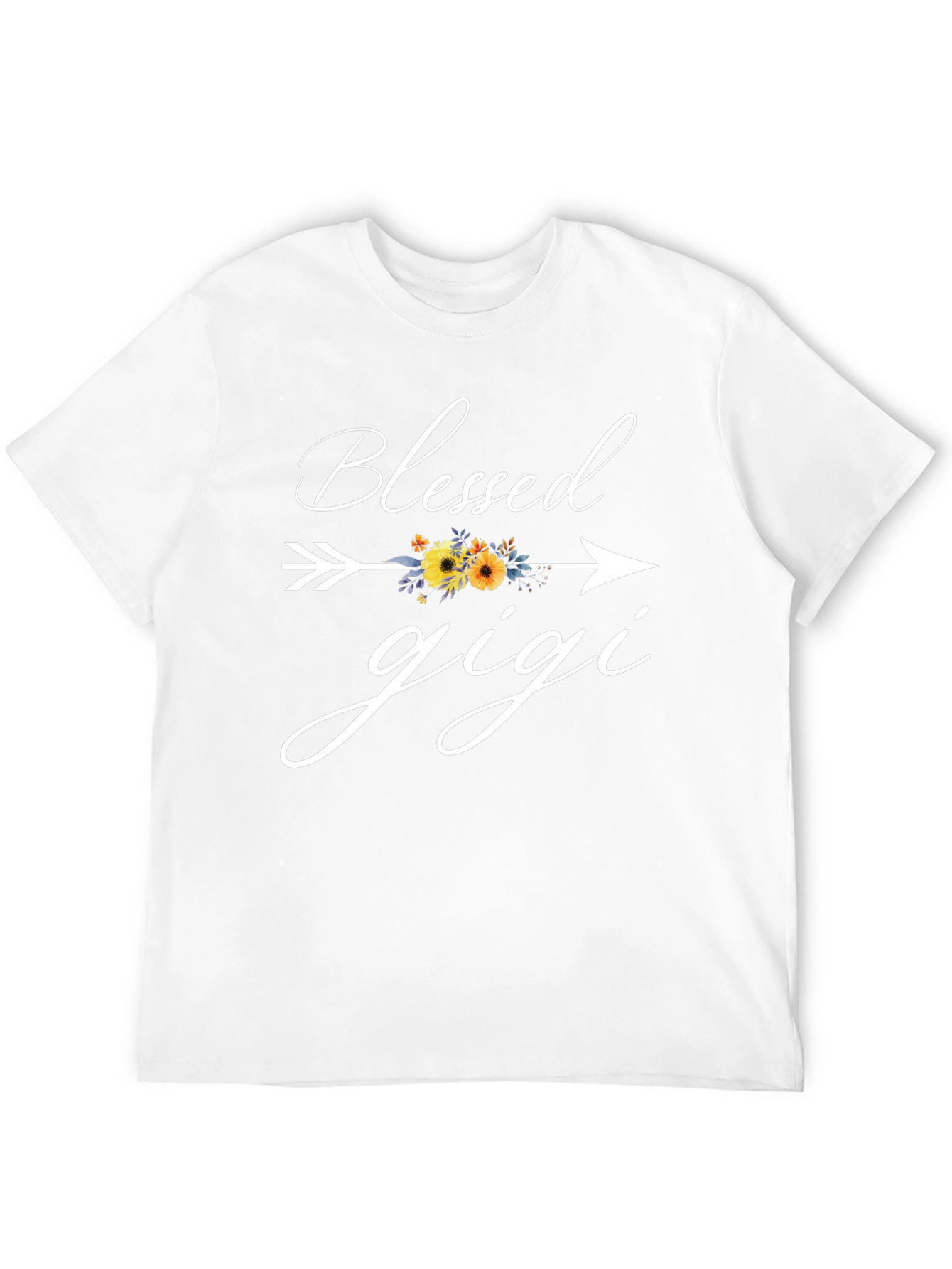 Blessed Gigi Floral Arrow Graphic Tee