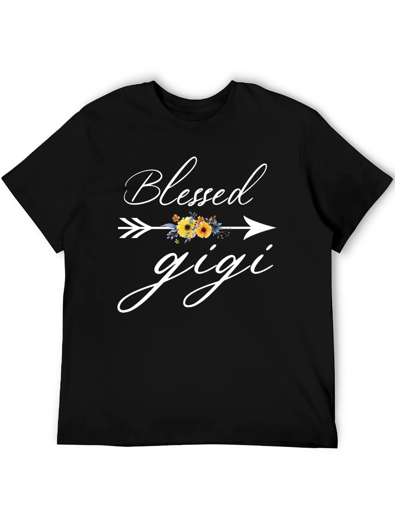 Blessed Gigi Floral Arrow Graphic Tee