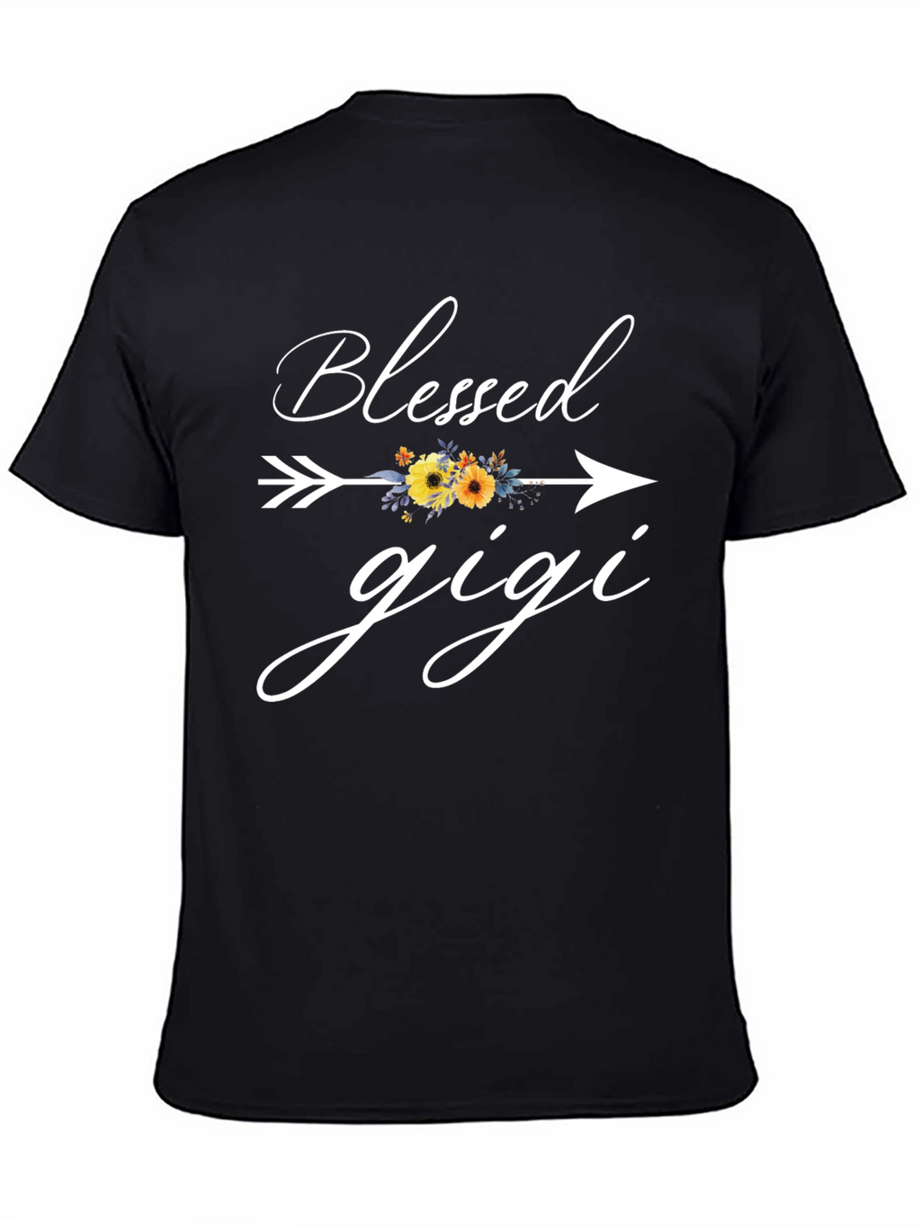 Blessed Gigi Floral Arrow Graphic Tee