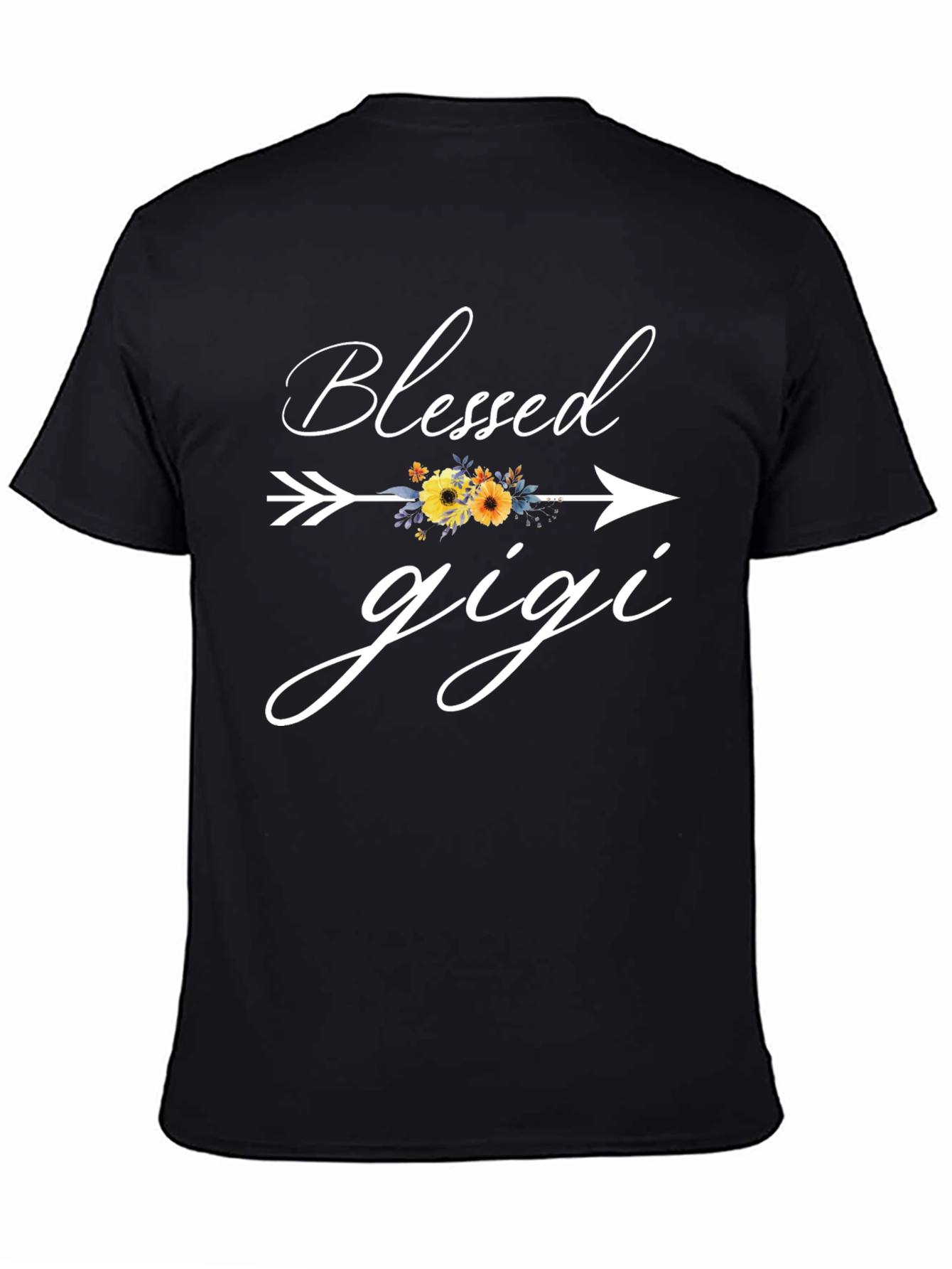 Blessed Gigi Floral Arrow Graphic Tee