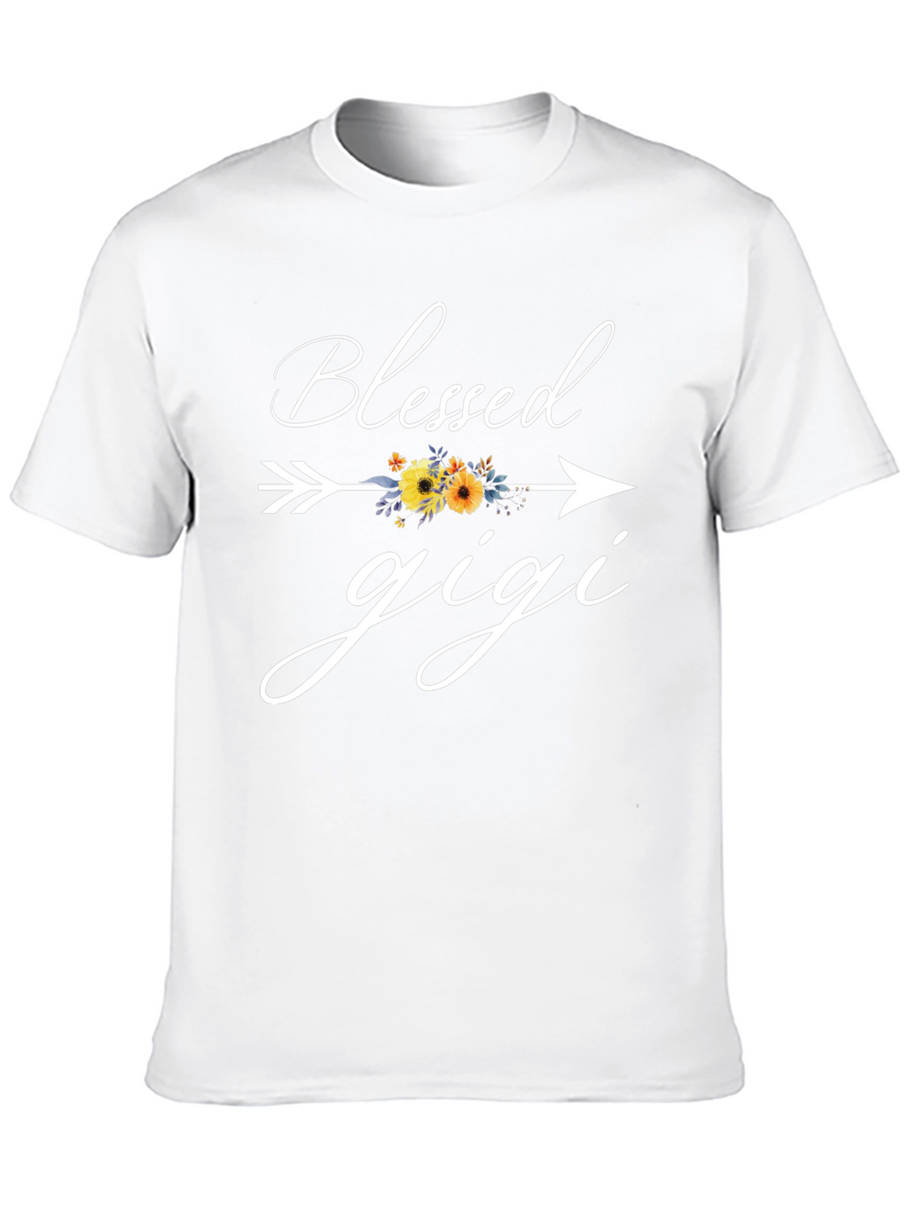 Blessed Gigi Floral Arrow Graphic Tee