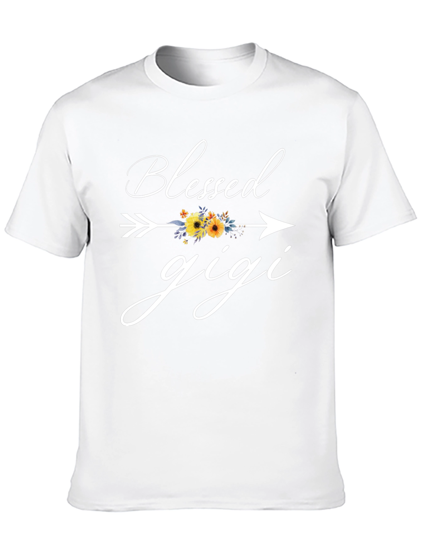 Blessed Gigi Floral Arrow Graphic Tee