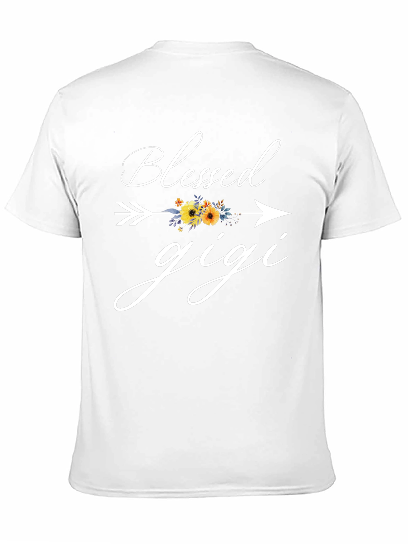 Blessed Gigi Floral Arrow Graphic Tee