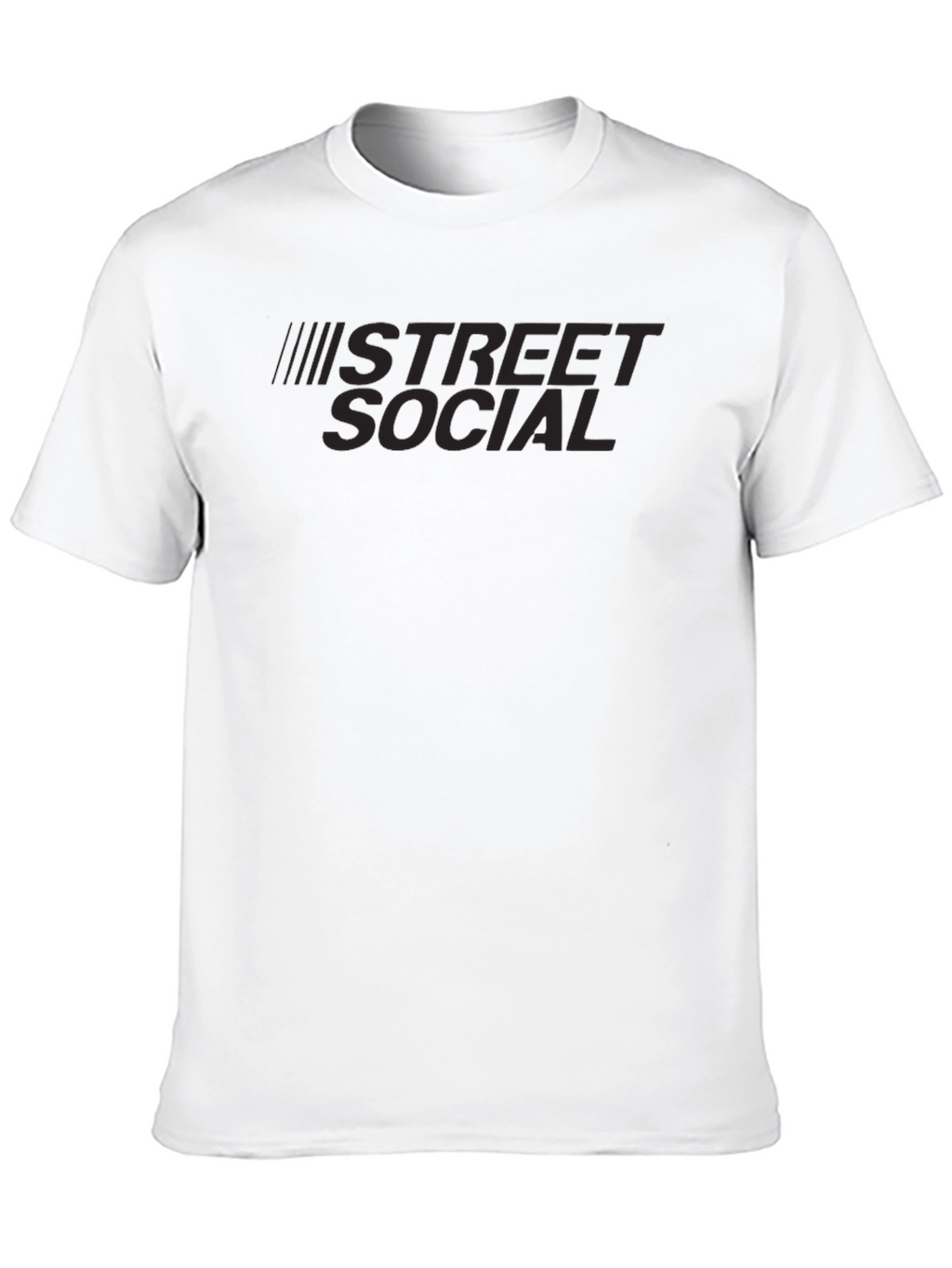 Street Social Black Graphic T-Shirt