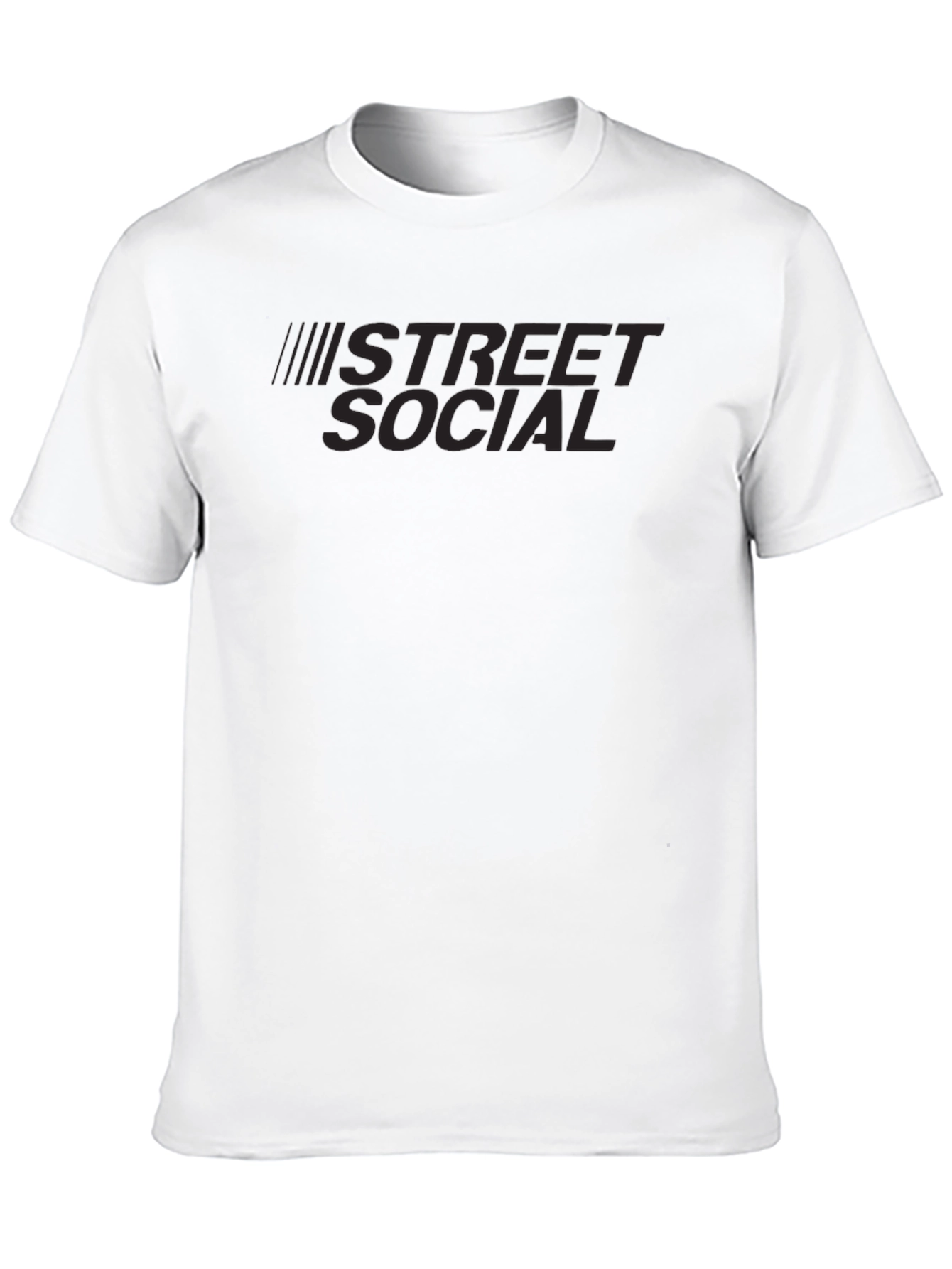 Street Social Black Graphic T-Shirt