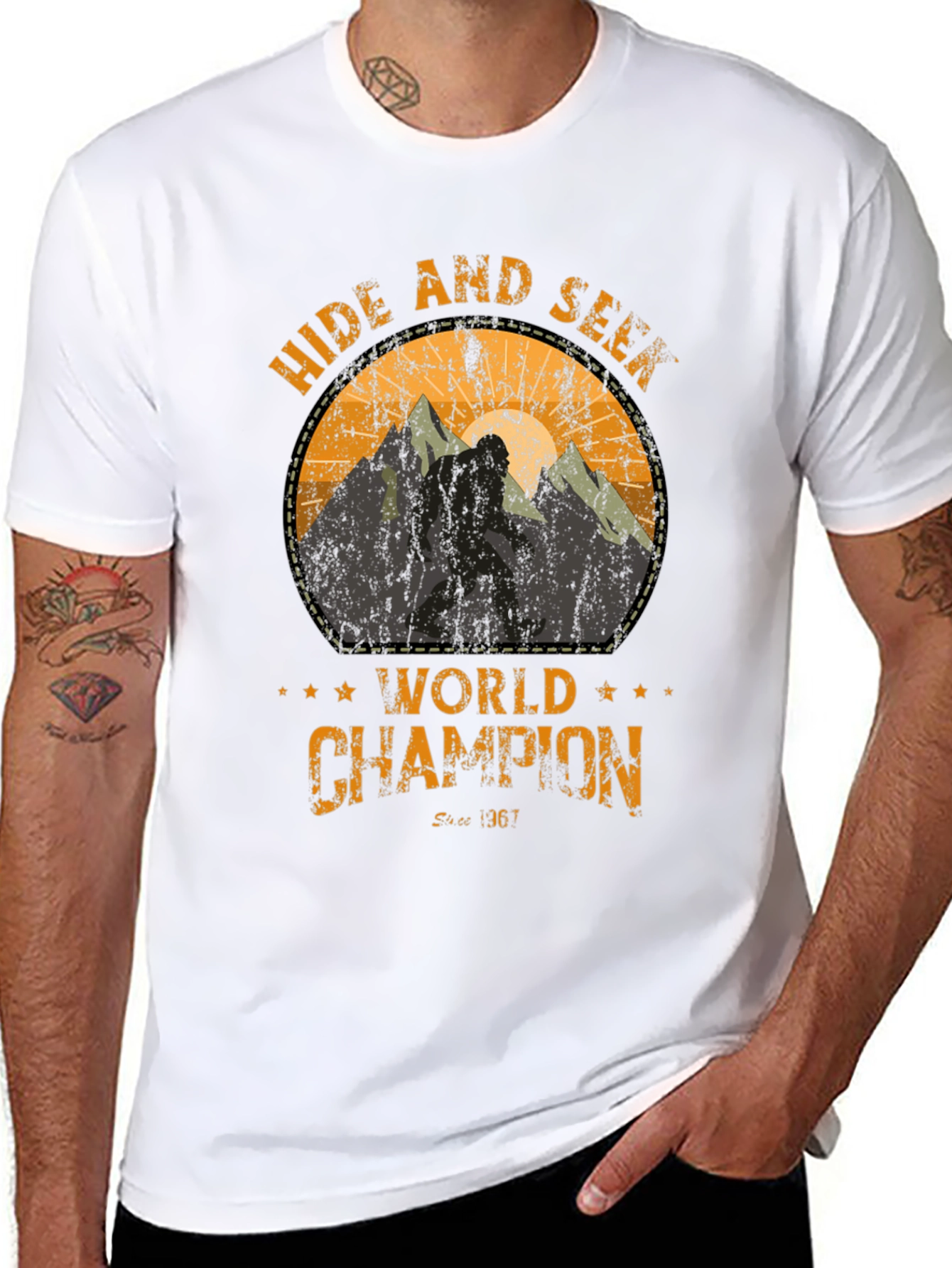 Hide and Seek World Champion Bigfoot T-Shirt