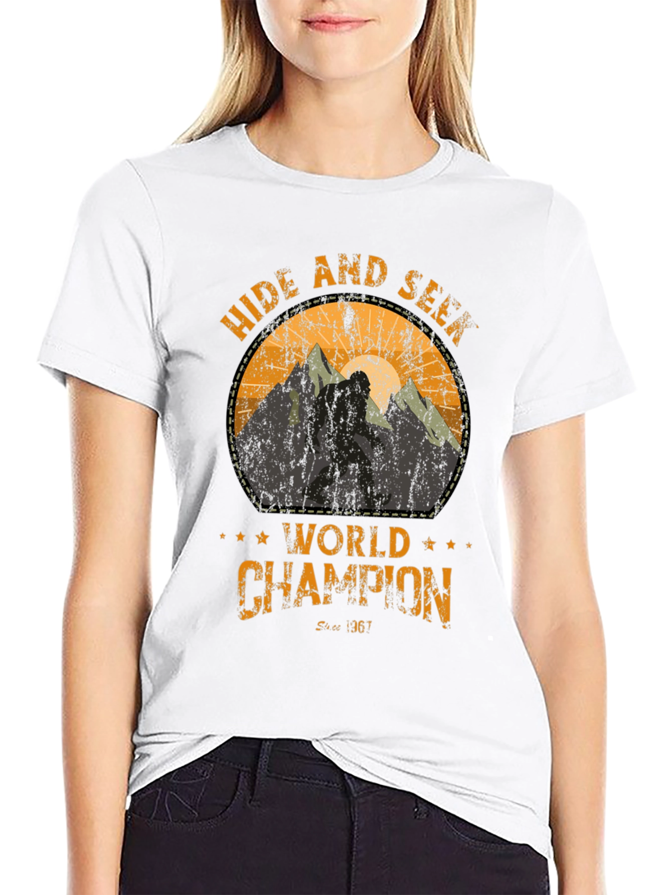 Hide and Seek World Champion Bigfoot T-Shirt