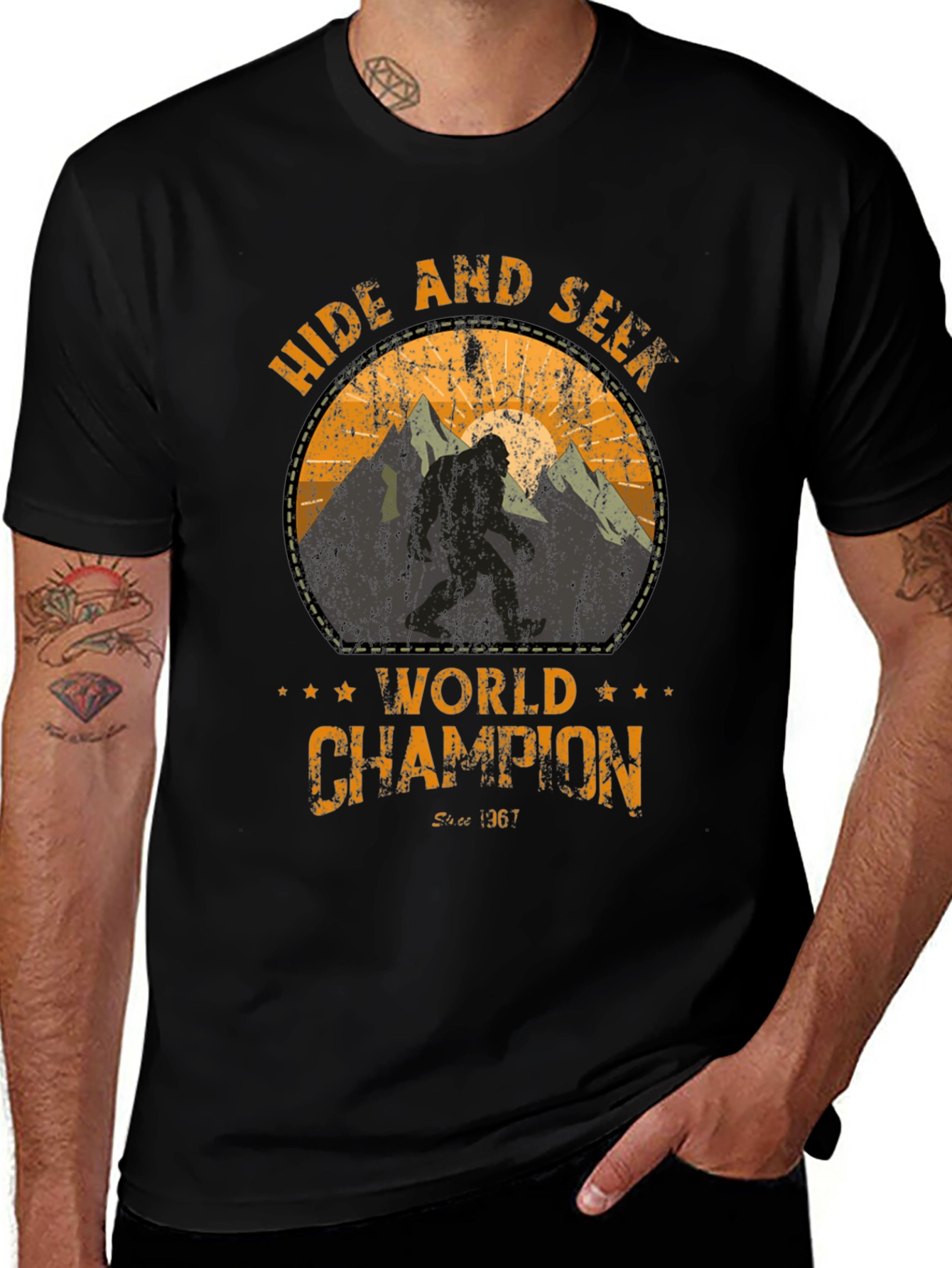 Hide and Seek World Champion Bigfoot T-Shirt