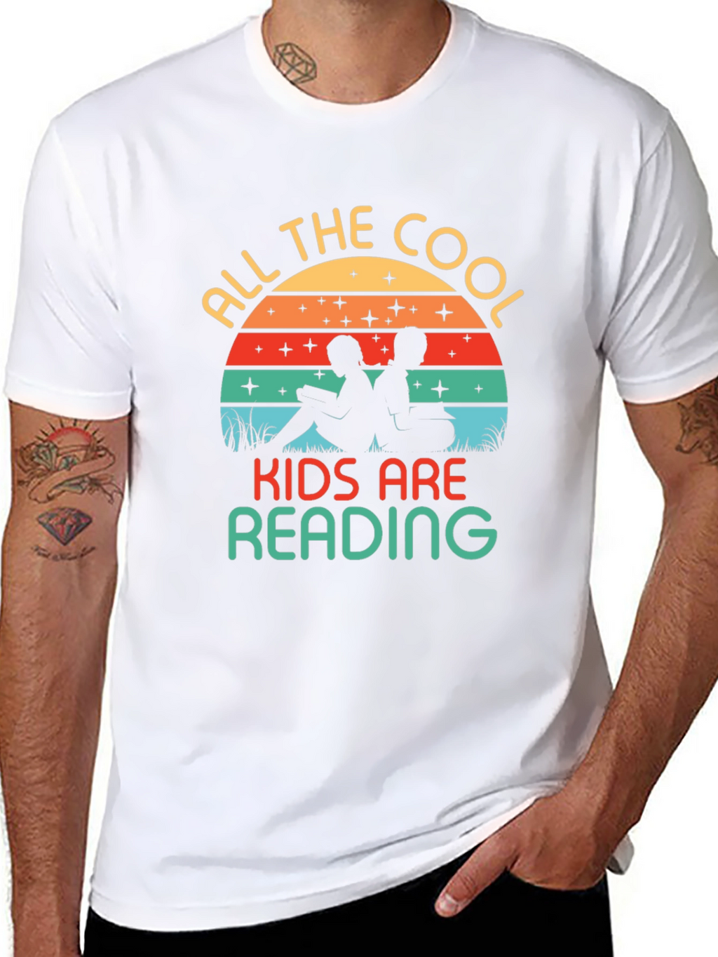 Cool Kids Reading T-Shirt