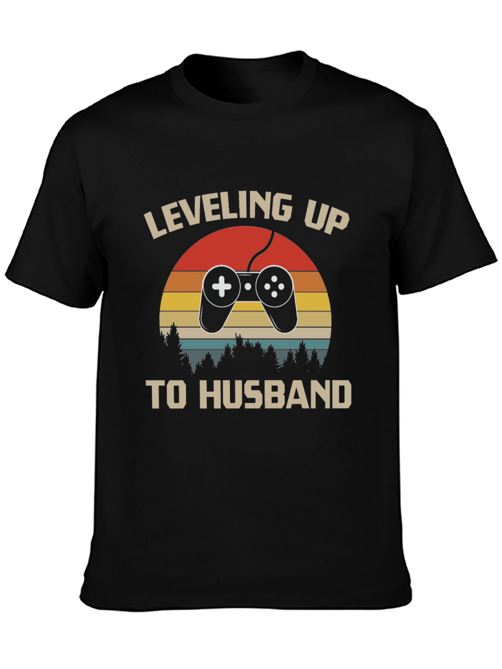 Leveling Up to Husband Graphic T-Shirt