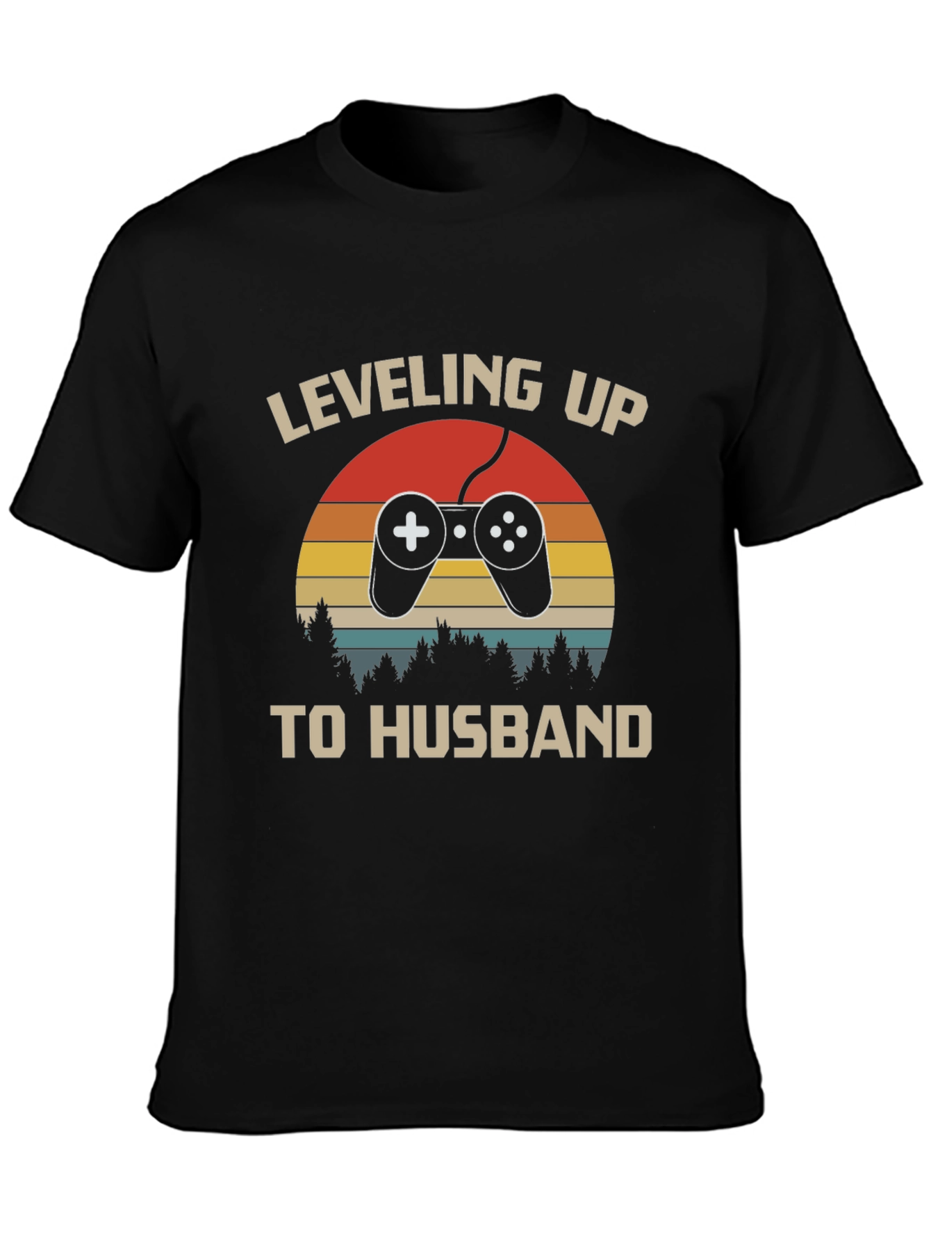 Leveling Up to Husband Graphic T-Shirt