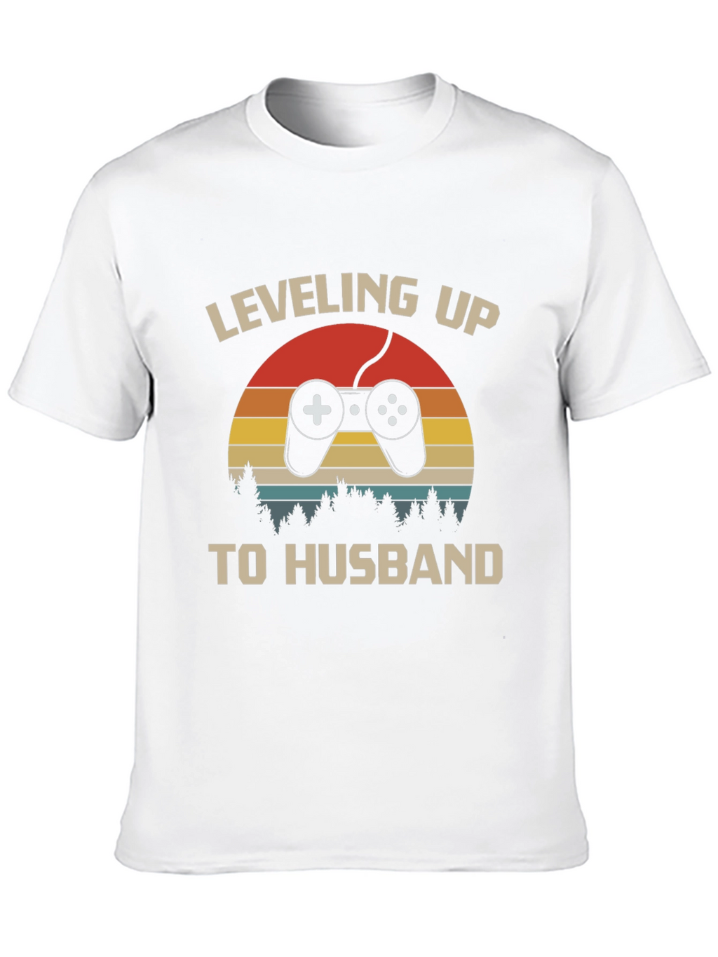 Leveling Up to Husband Graphic T-Shirt