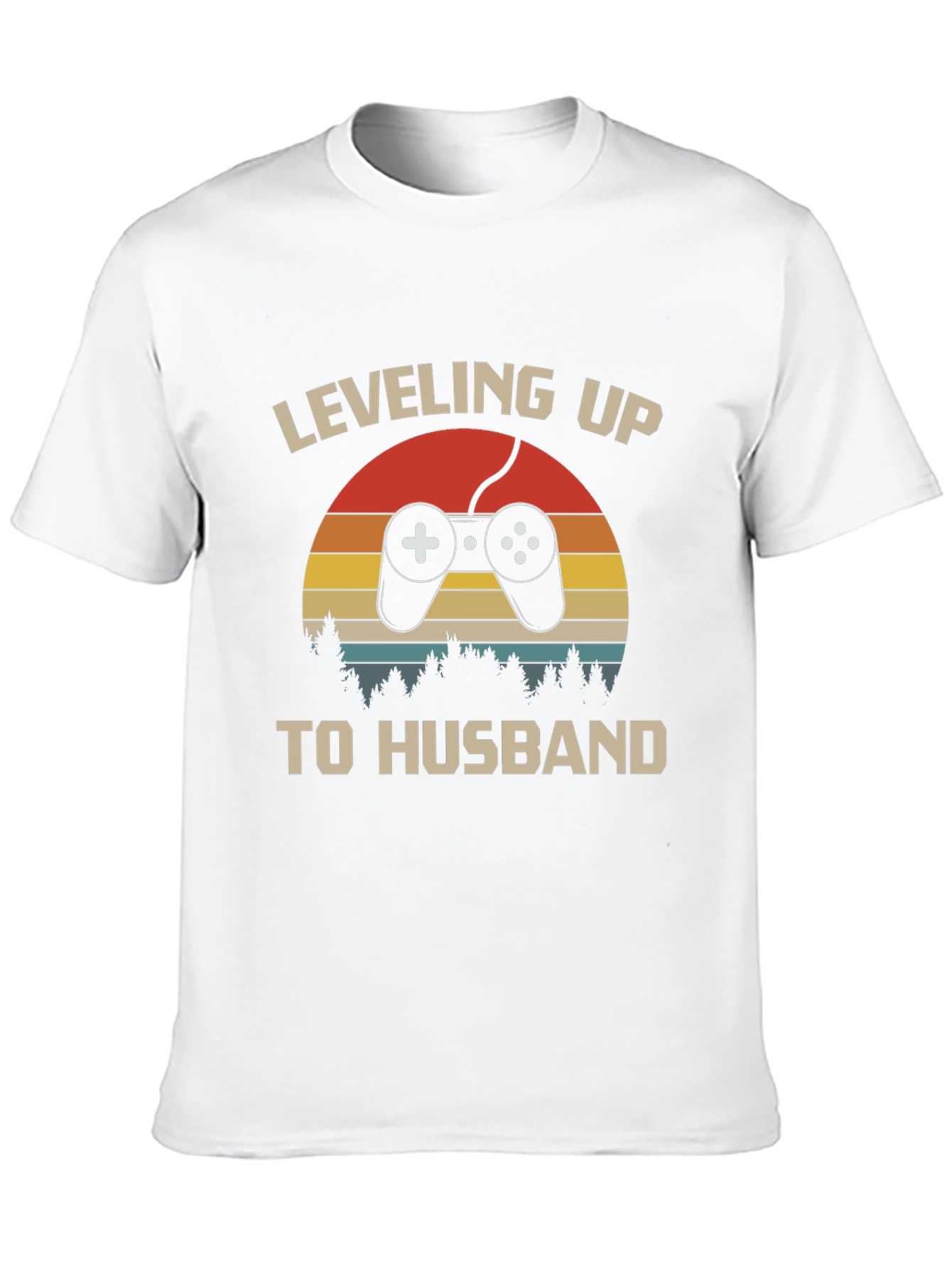 Leveling Up to Husband Graphic T-Shirt
