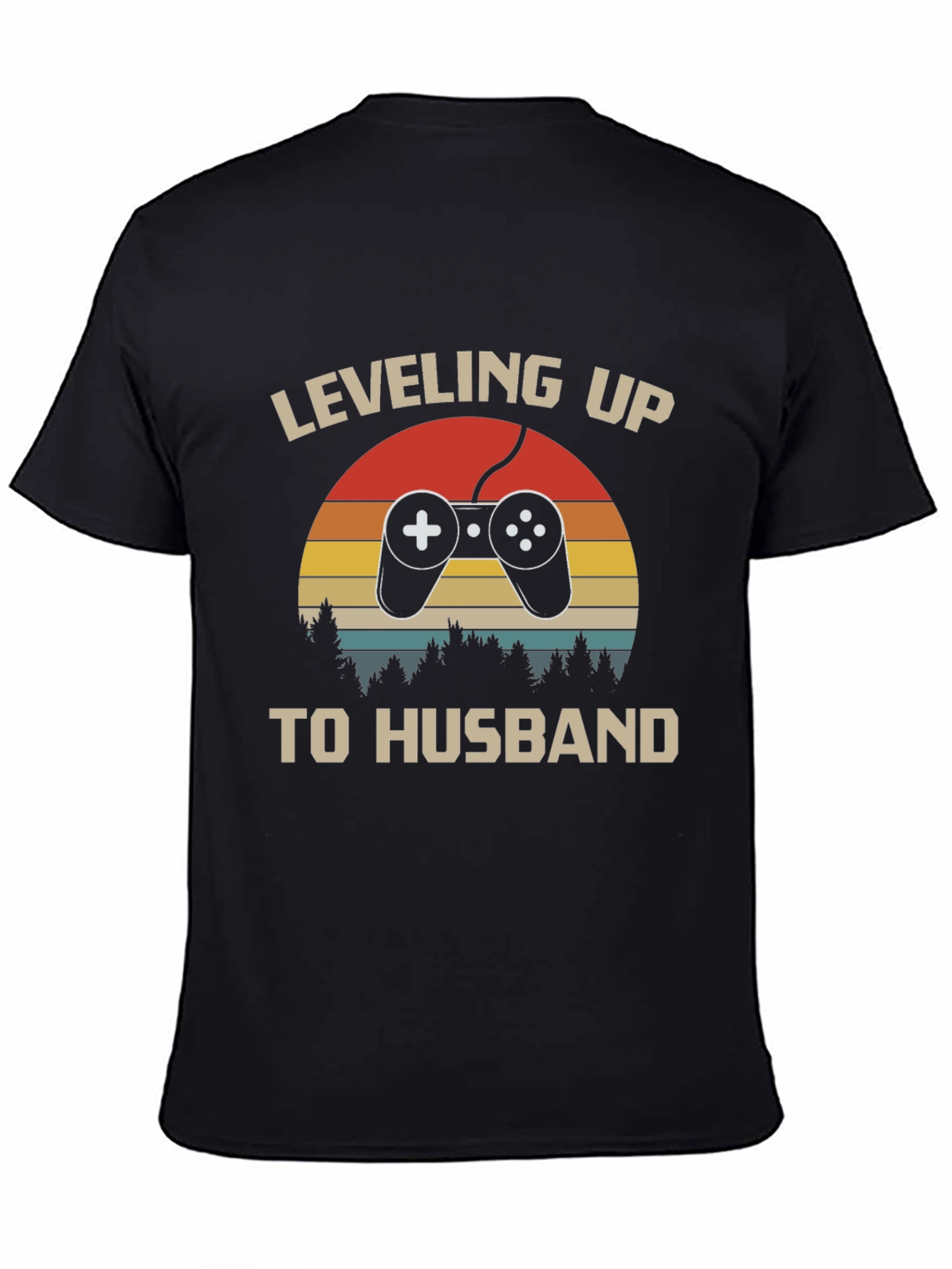 Leveling Up to Husband Graphic T-Shirt