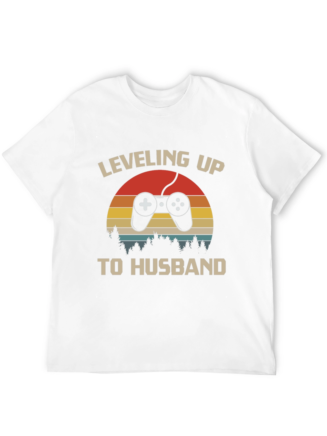Leveling Up to Husband Graphic T-Shirt