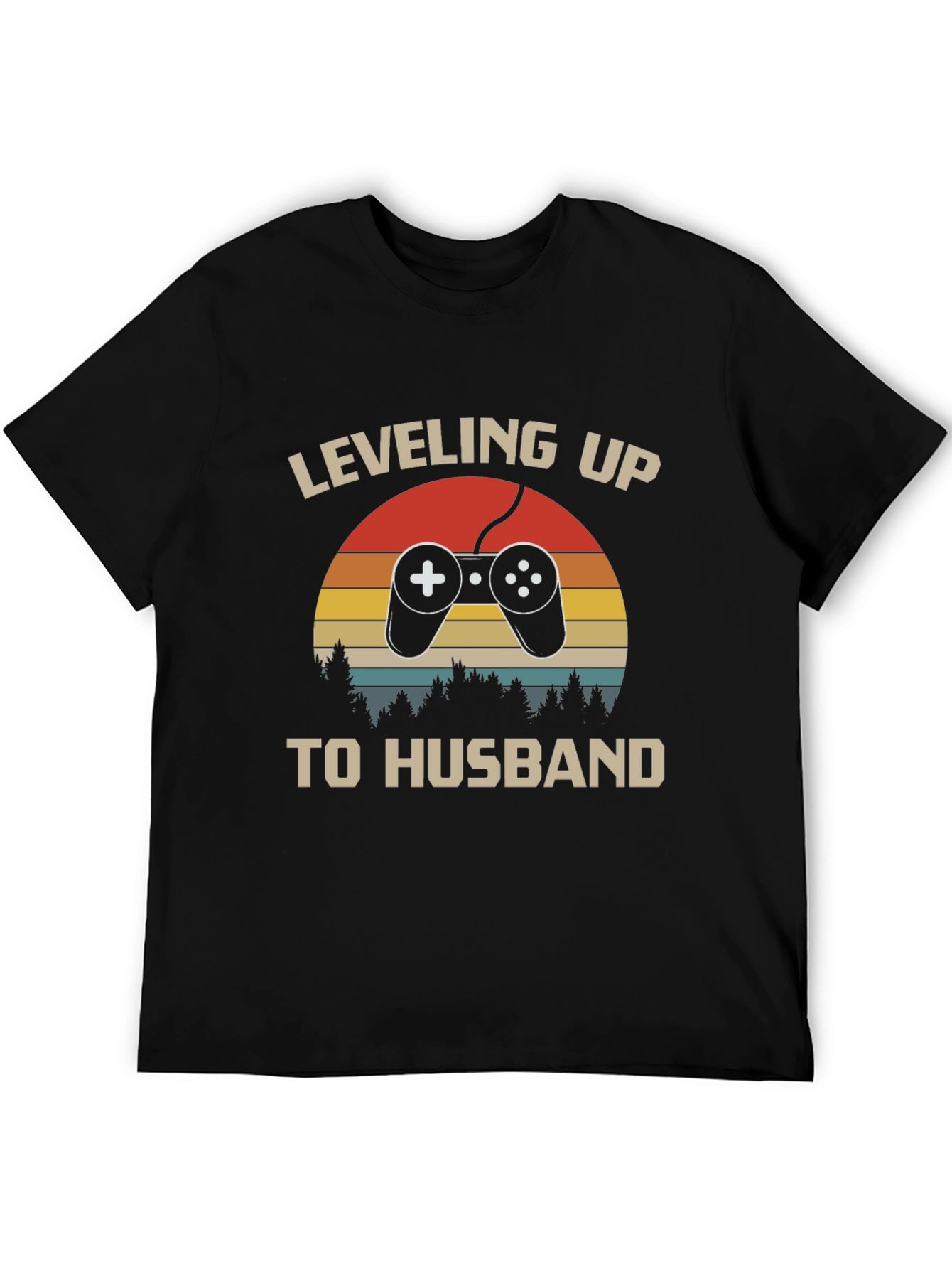 Leveling Up to Husband Graphic T-Shirt