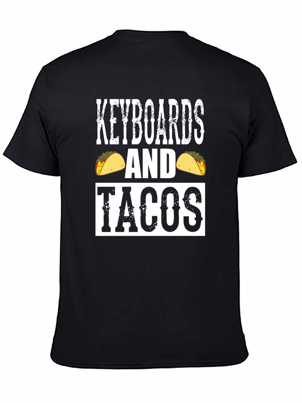 Keyboards and Tacos Graphic T-Shirt