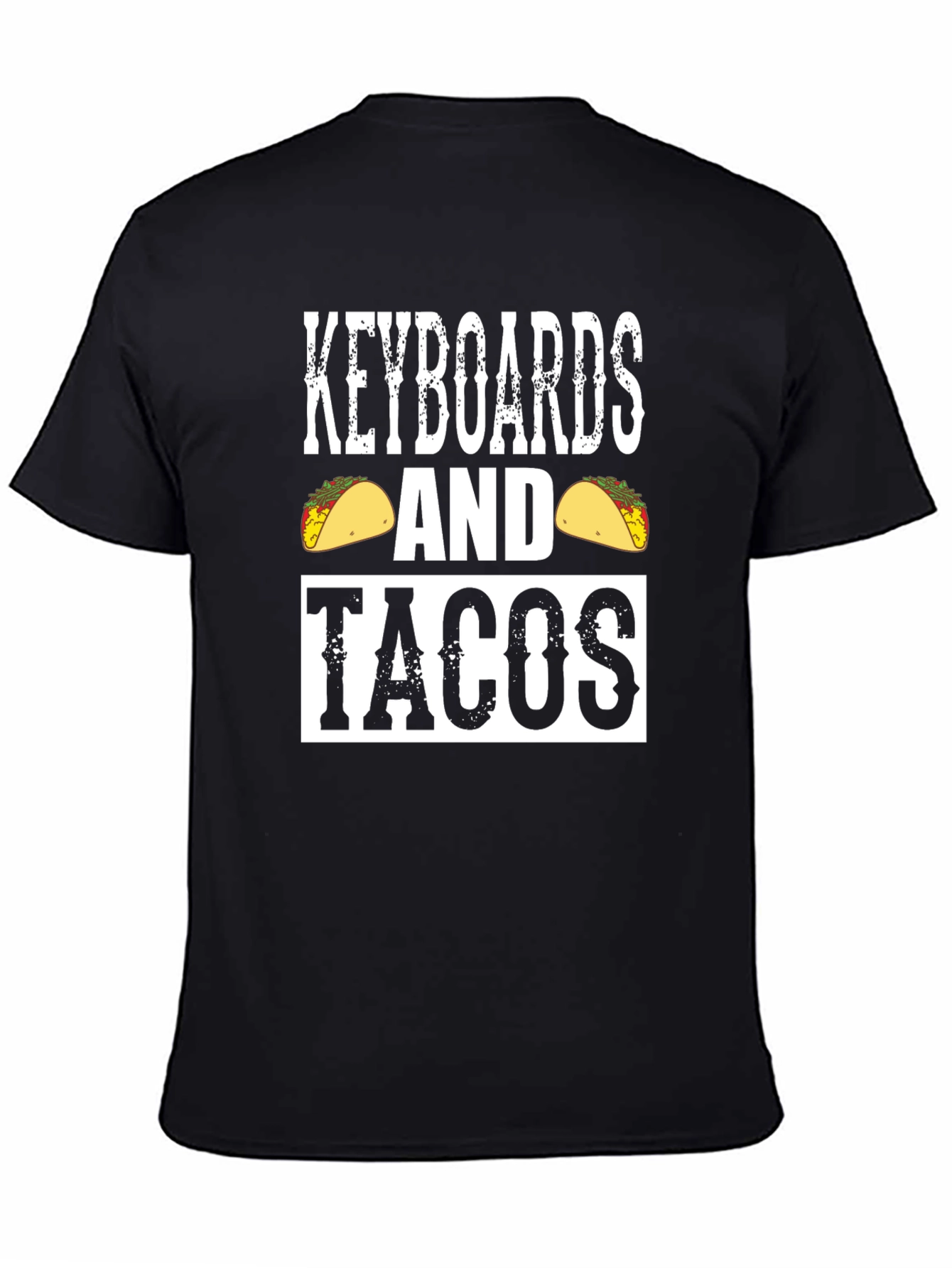 Keyboards and Tacos Graphic T-Shirt