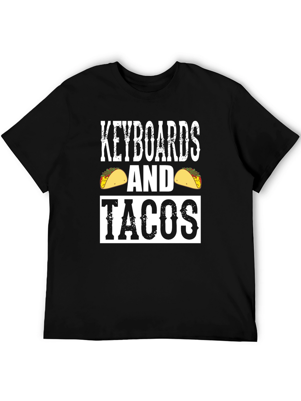 Keyboards and Tacos Graphic T-Shirt