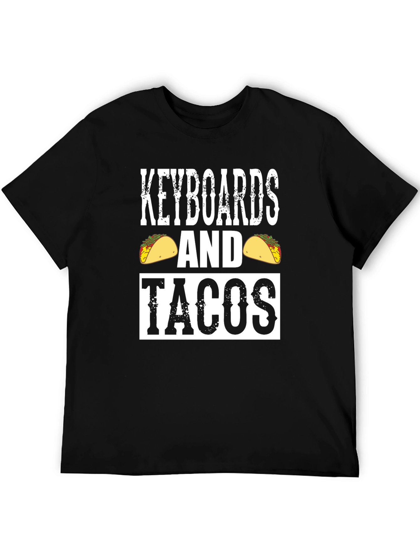 Keyboards and Tacos Graphic T-Shirt