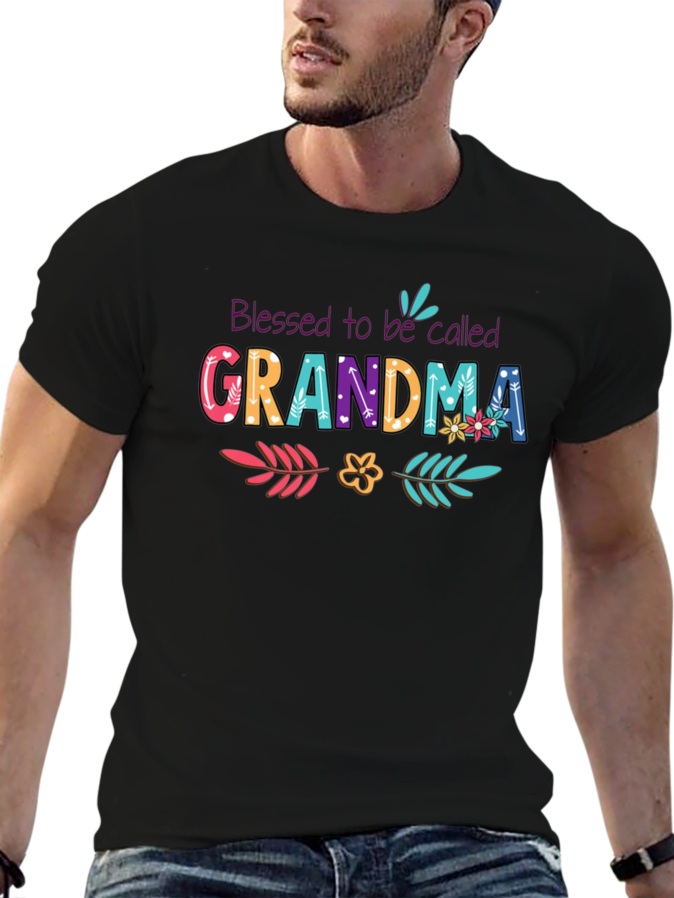 Blessed Grandma Graphic Tee - Gift for Grandmothers