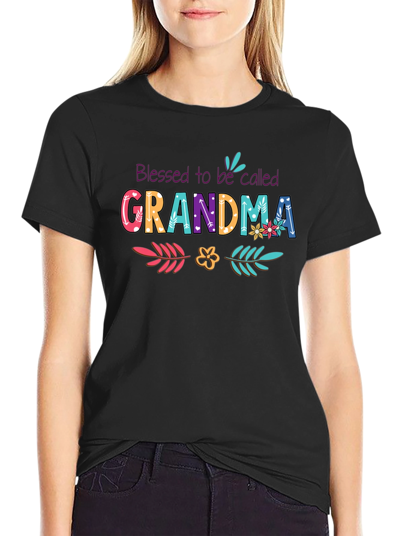 Blessed Grandma Graphic Tee - Gift for Grandmothers