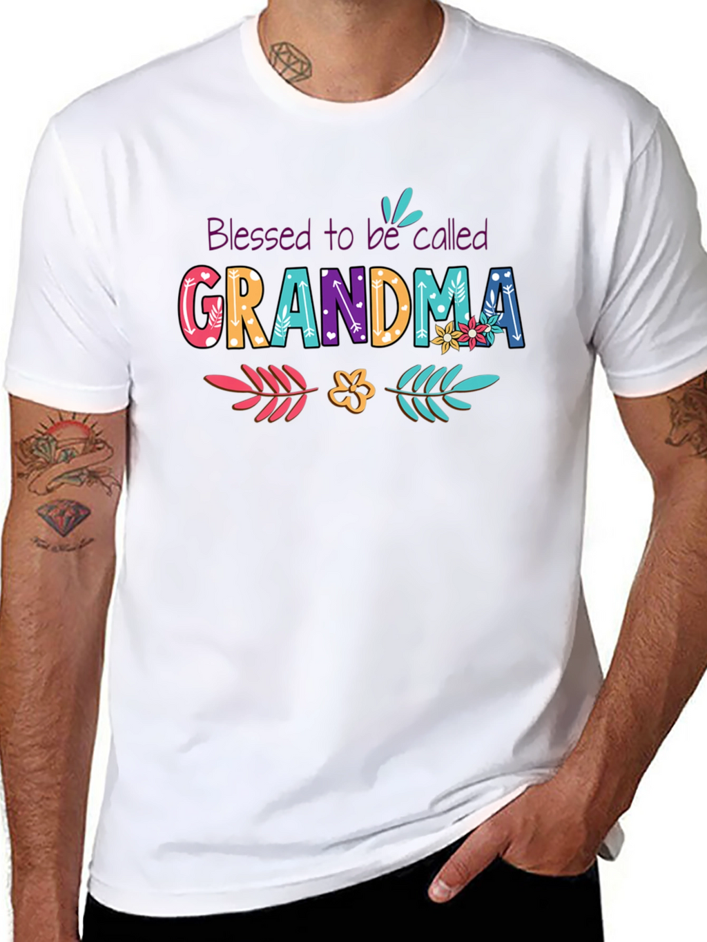Blessed Grandma Graphic Tee - Gift for Grandmothers