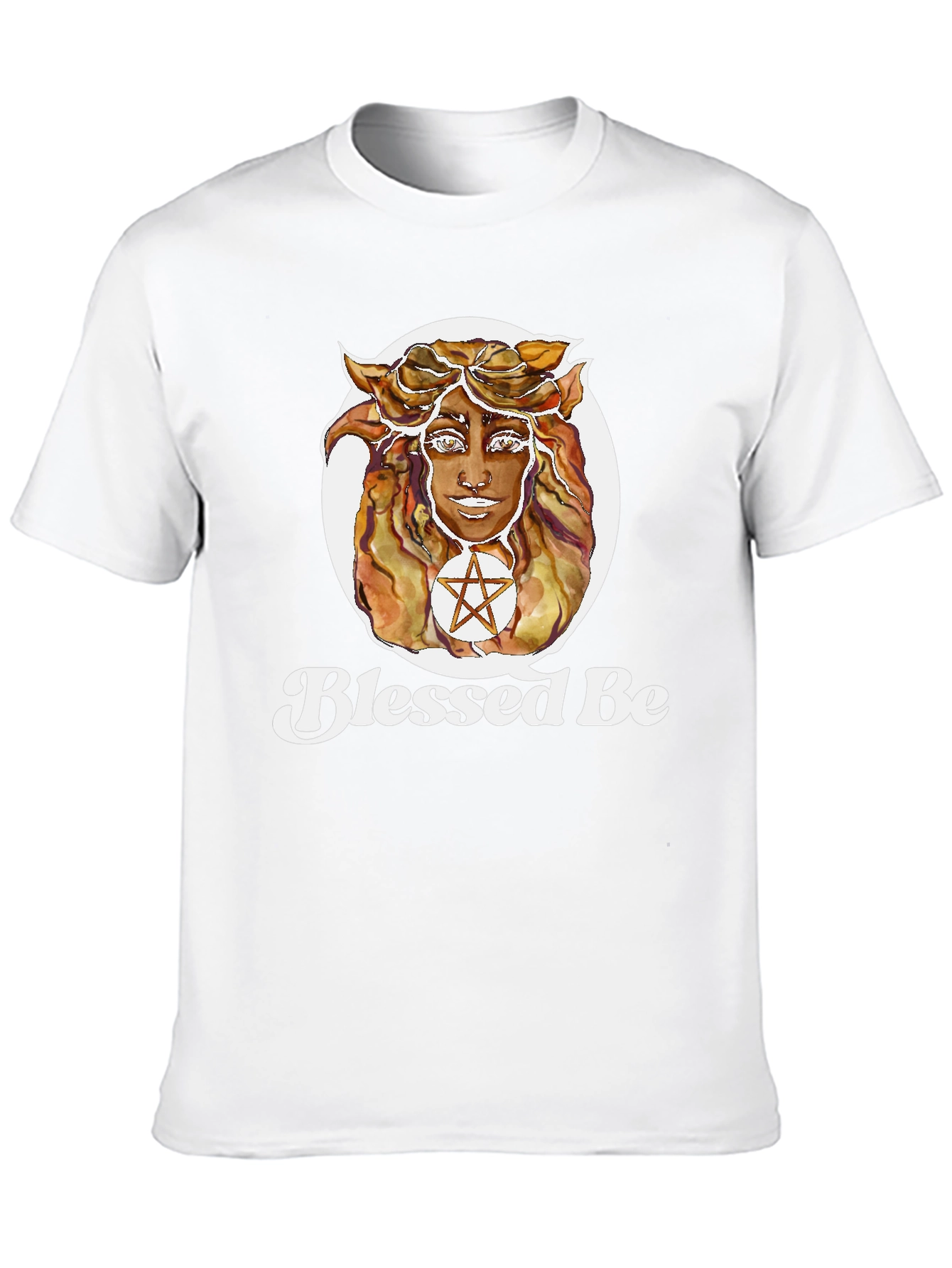 Blessed Be Graphic T-Shirt - Witchy Aesthetic Black Tee