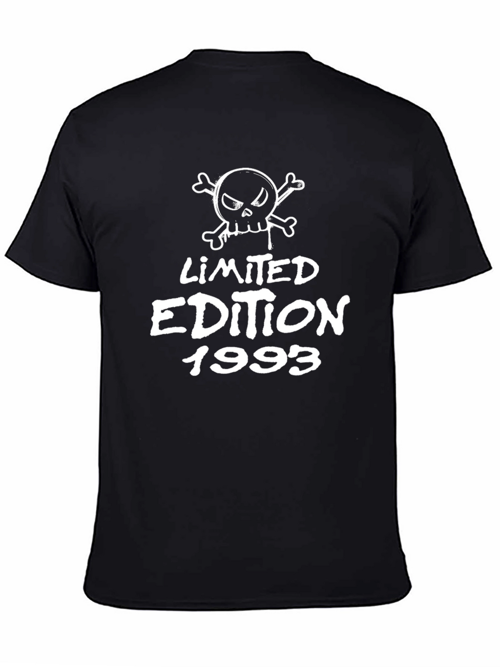 Limited Edition 1993 Skull Graphic Black T-Shirt