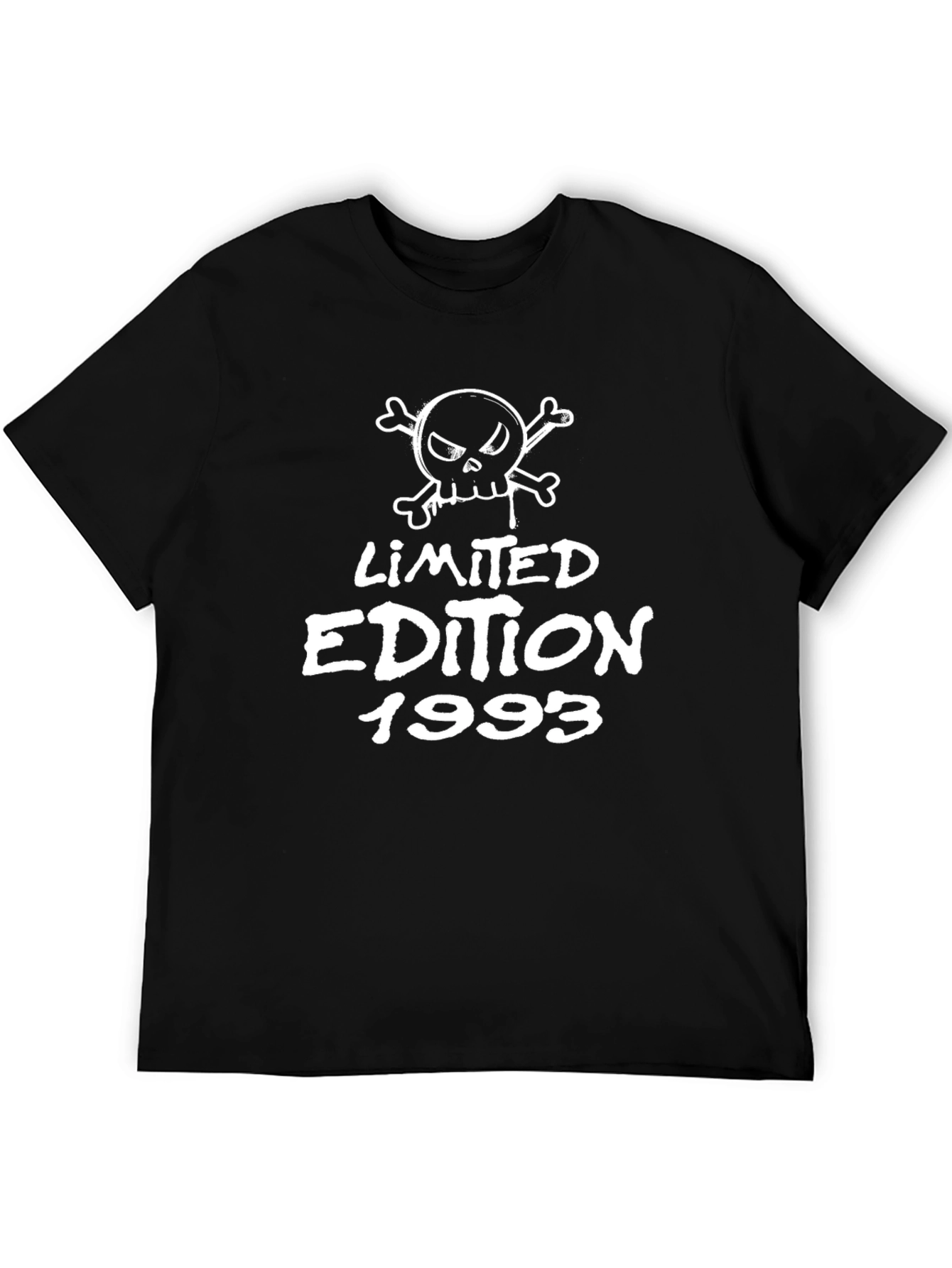 Limited Edition 1993 Skull Graphic Black T-Shirt