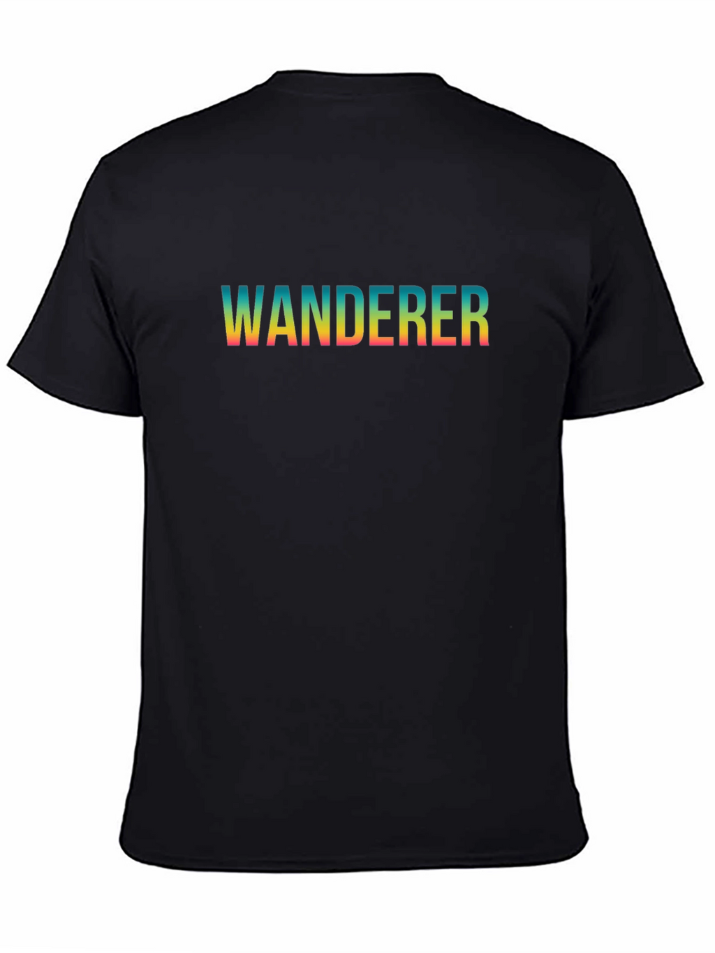 Wanderer Graphic Tee - Black Cotton Blend