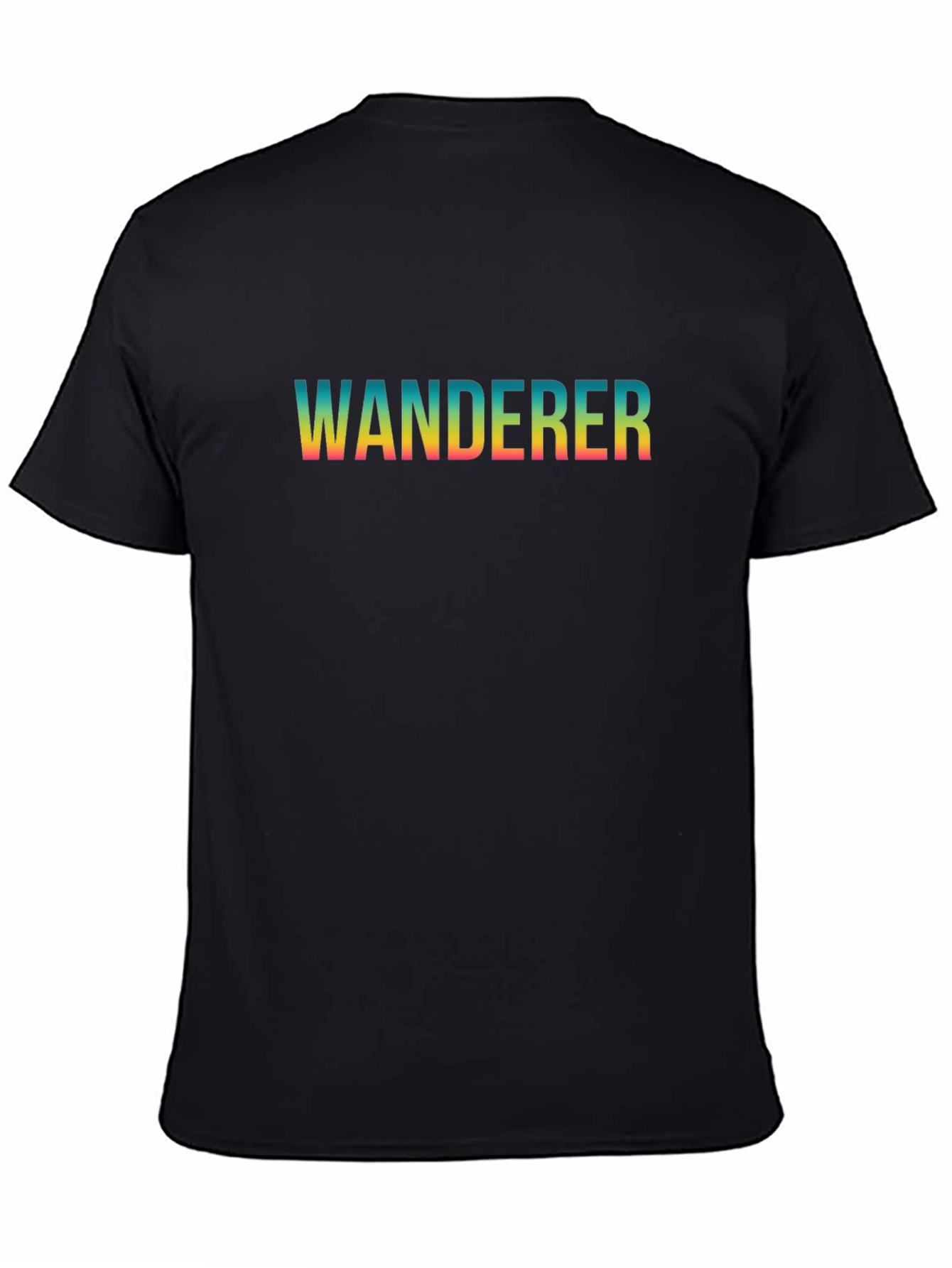 Wanderer Graphic Tee - Black Cotton Blend