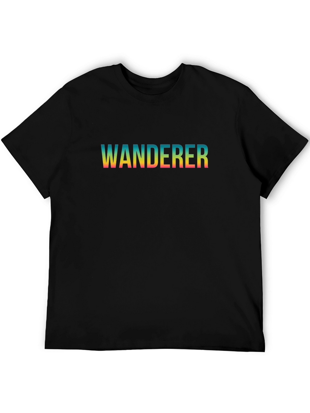 Wanderer Graphic Tee - Black Cotton Blend