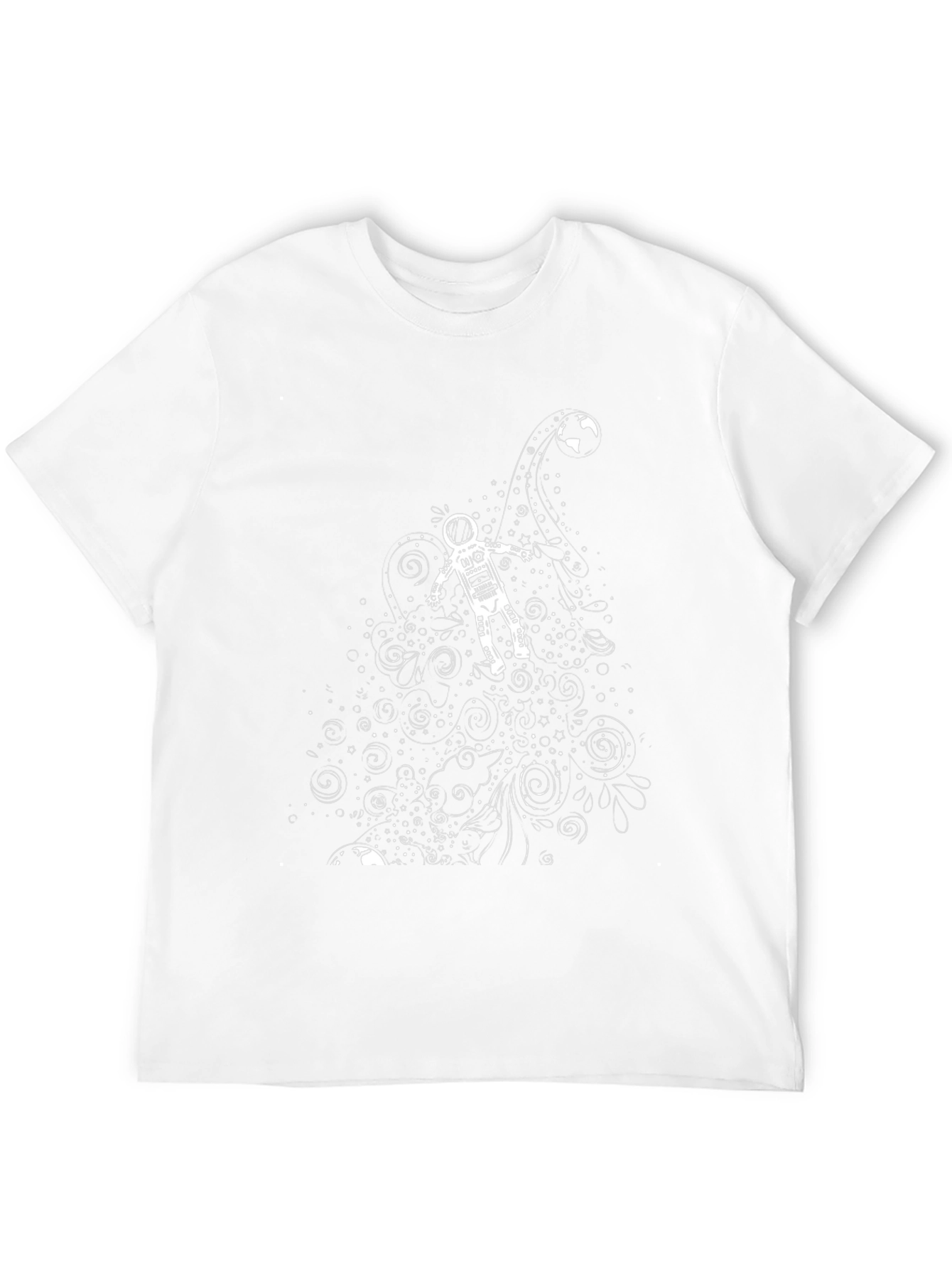 Astronaut in Space Graphic T-Shirt