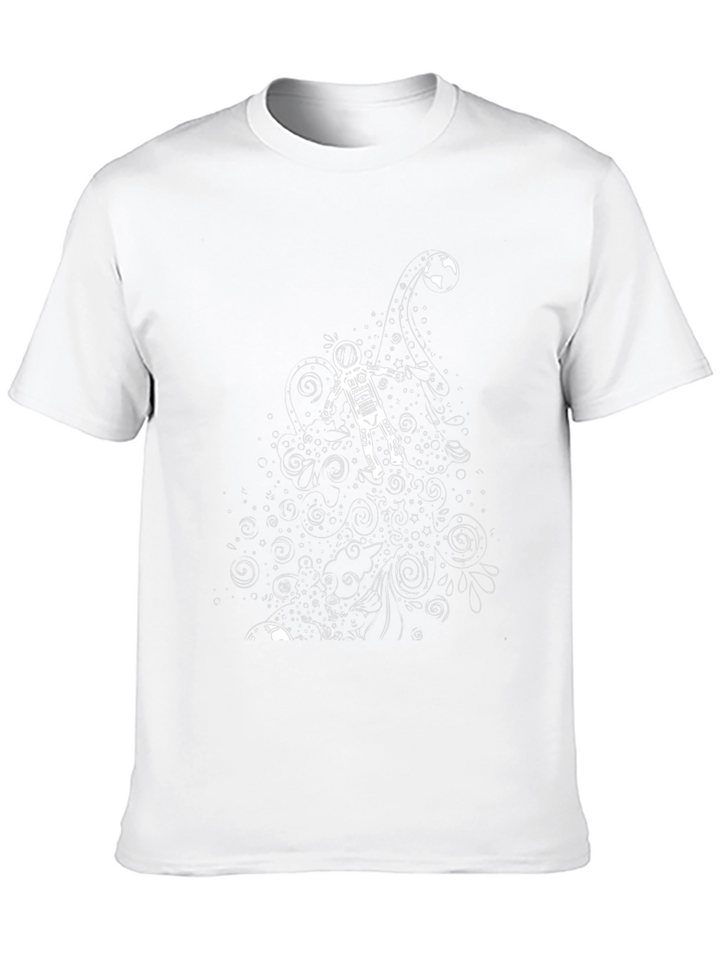 Astronaut in Space Graphic T-Shirt